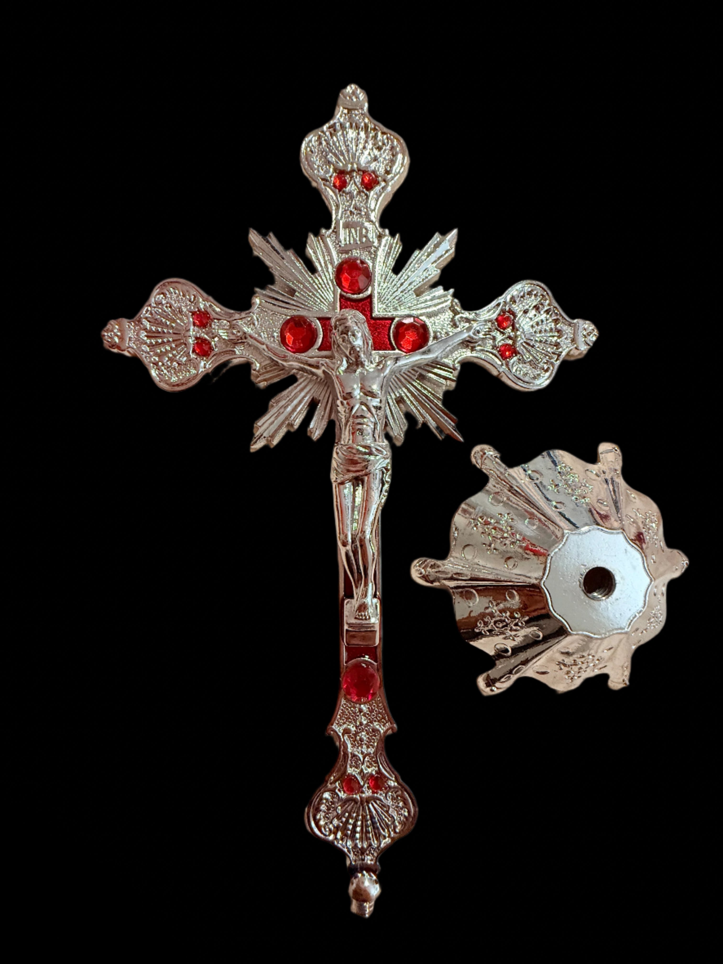 Beautiful Assorted Metal Crucifixes 5 in/9 in/11 in/12 in