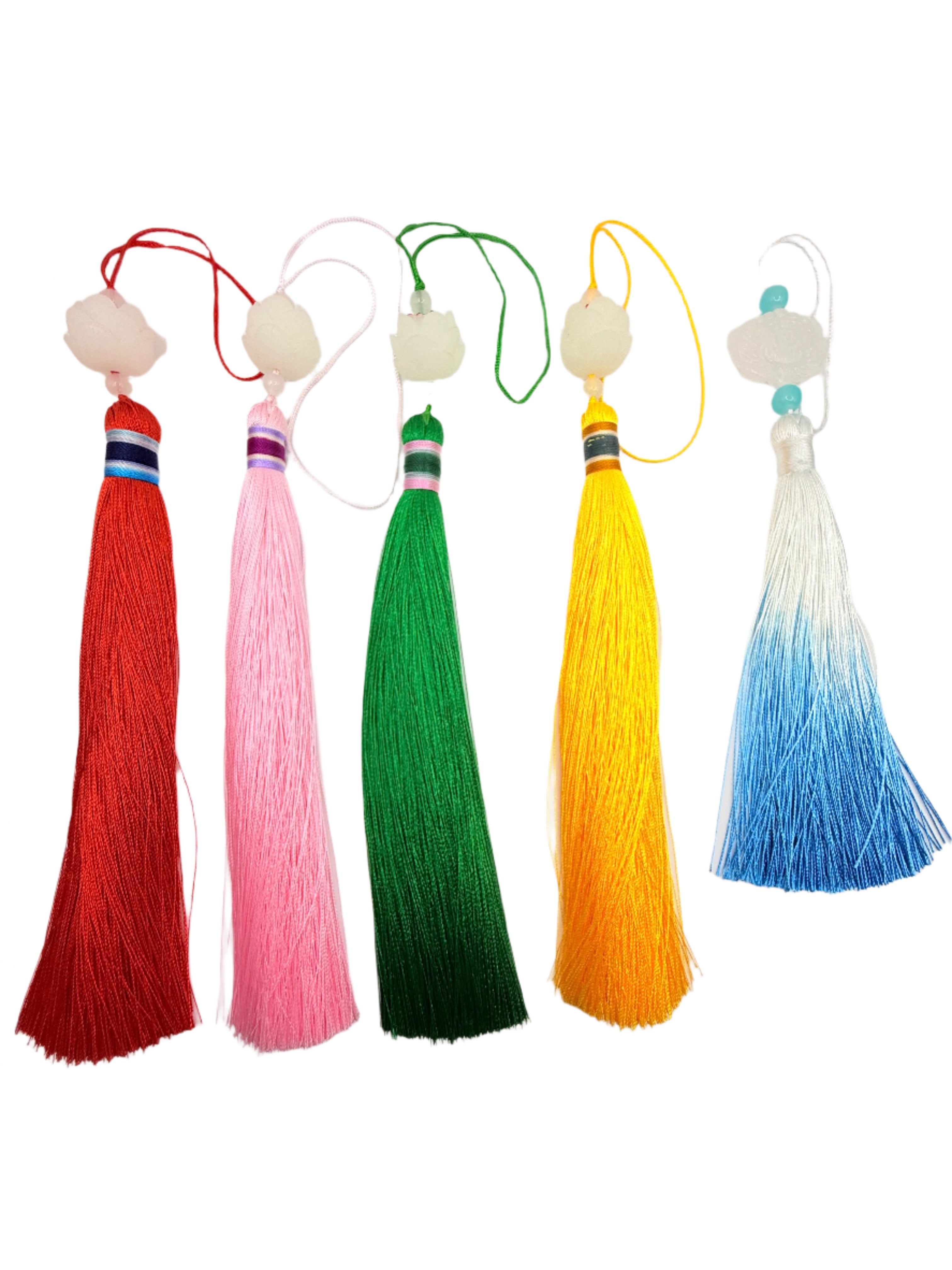 Decorative Tassels with Elegant Lotus Flower Tops For Home, Office or Car