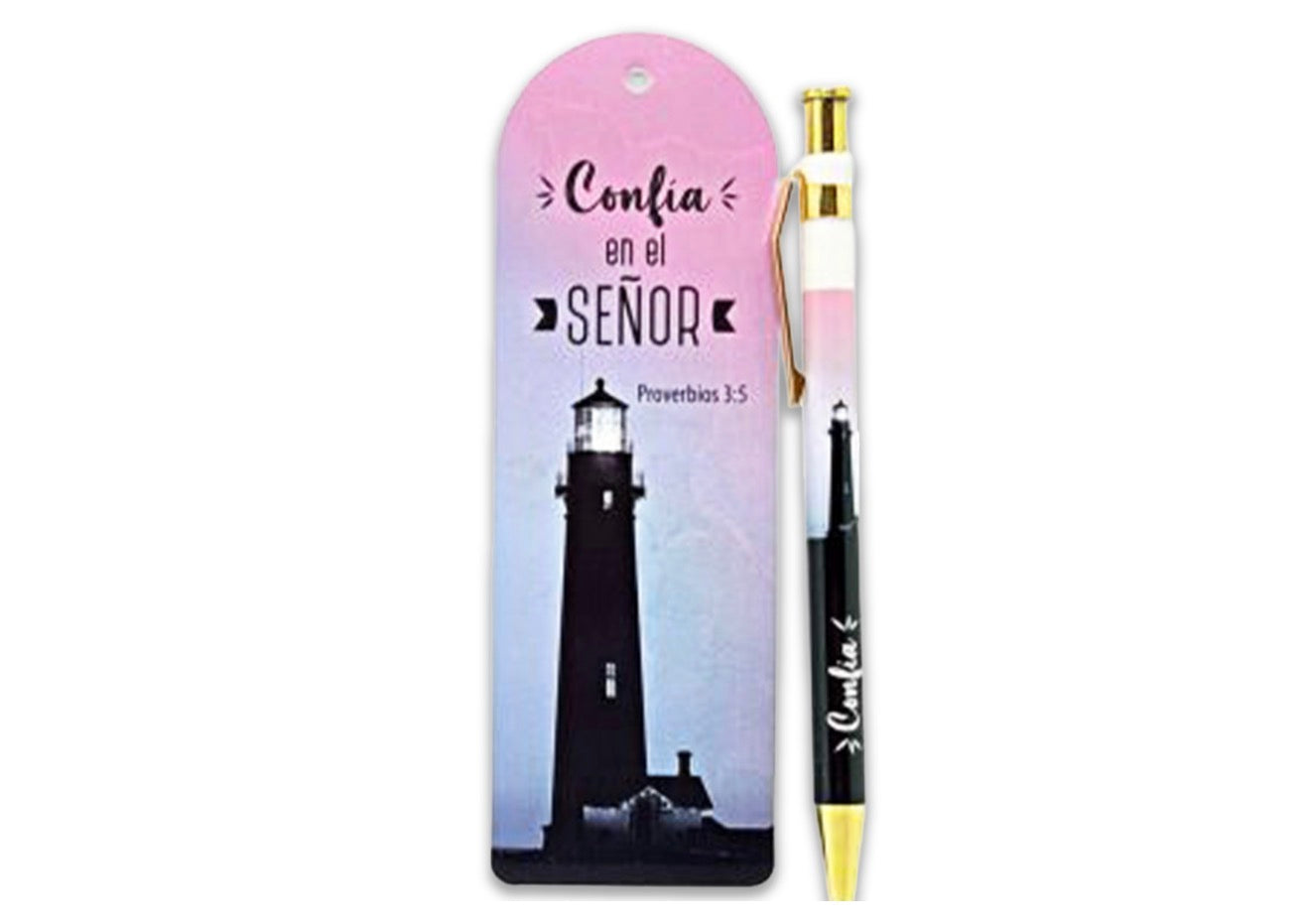 Separador con Bolígrafo: Mensajes Bíblicos