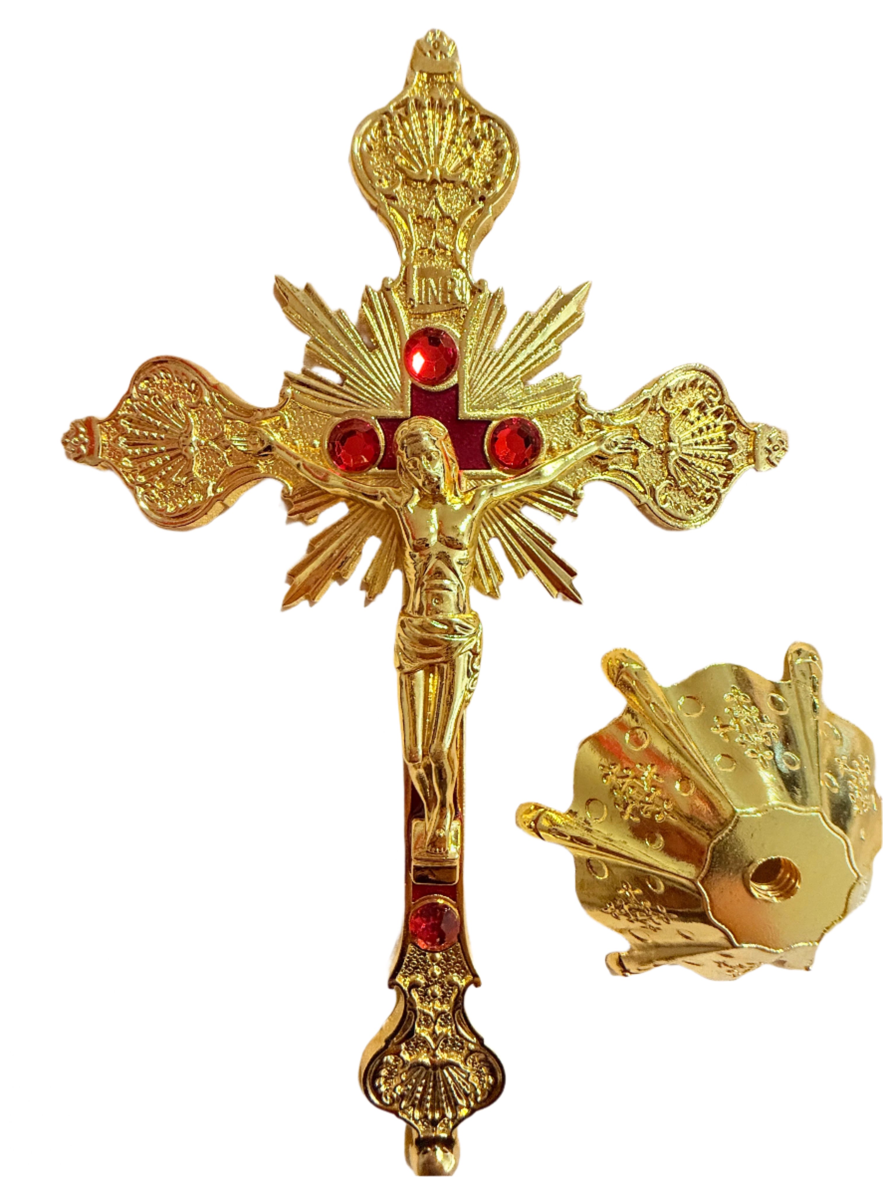 Beautiful Assorted Metal Crucifixes 5 in/9 in/11 in/12 in
