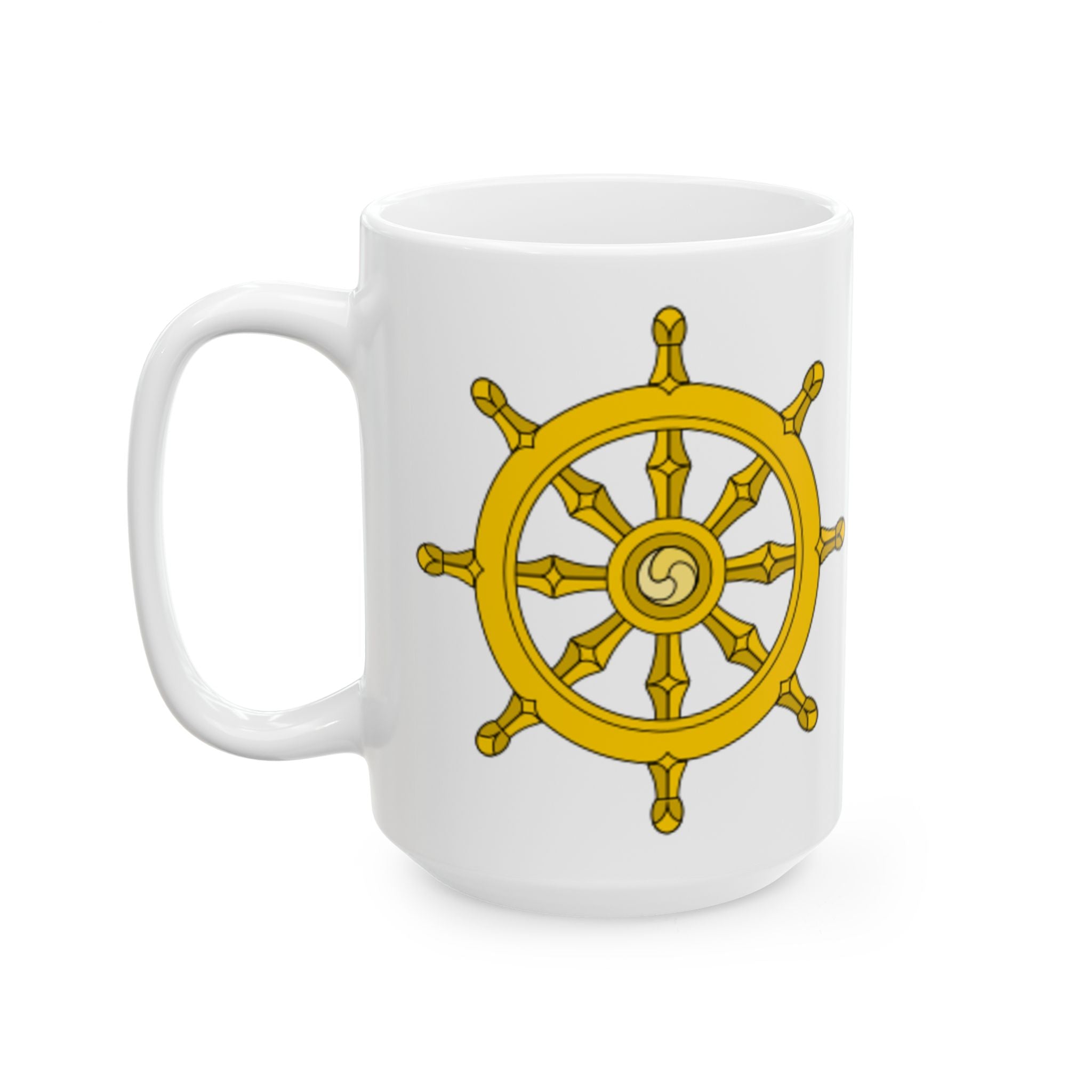 Serene Guan Yin/Avalokiteshvara Ceramic Mug - Perfect Gift for Mindfulness, Tea Lovers, Inspirational Decor, Buddhist Art, Meditation Enthusiasts