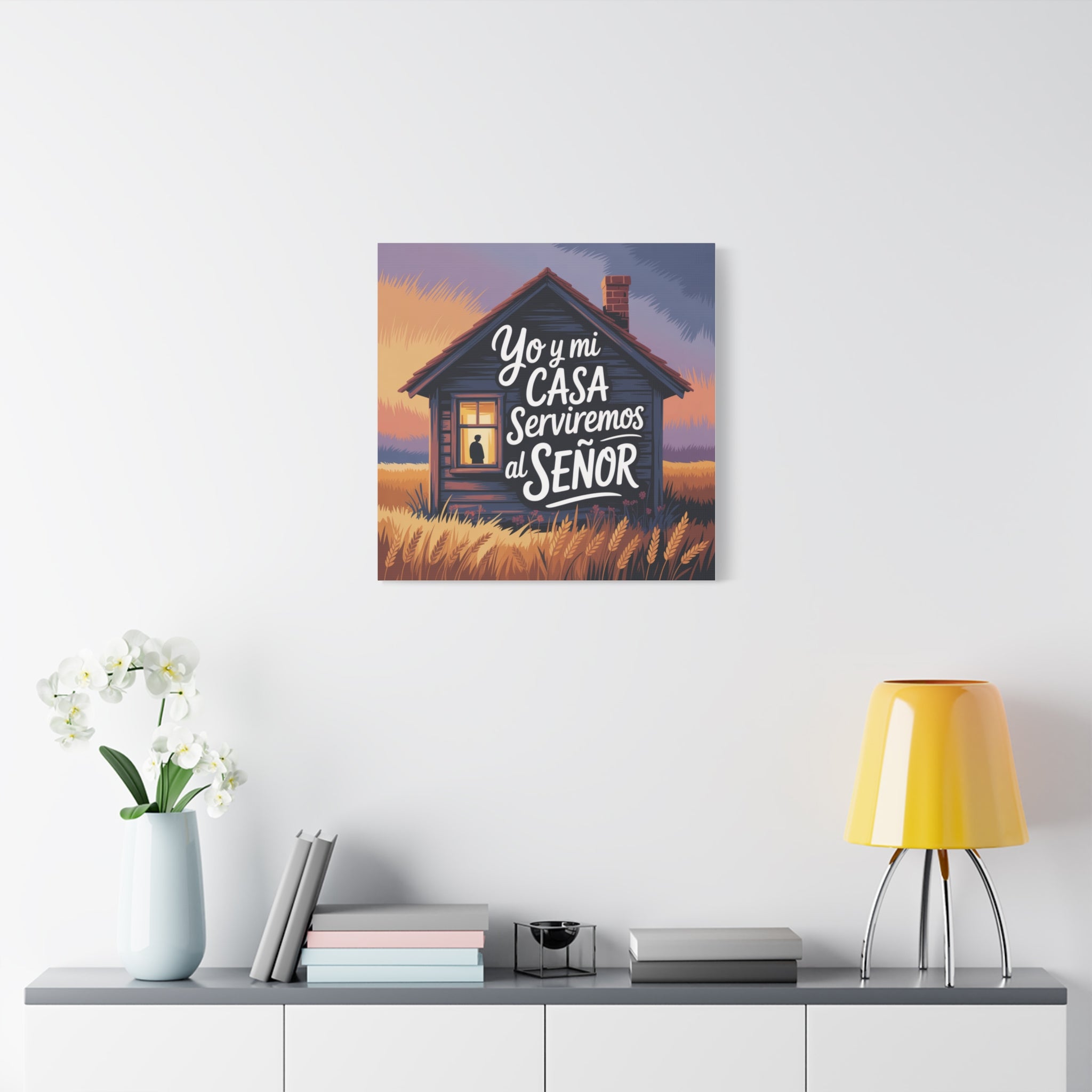 Inspirational Canvas Wall Art, Home Decor, Faith Quotes, Christian Gifts, Housewarming, Family Home Decoration