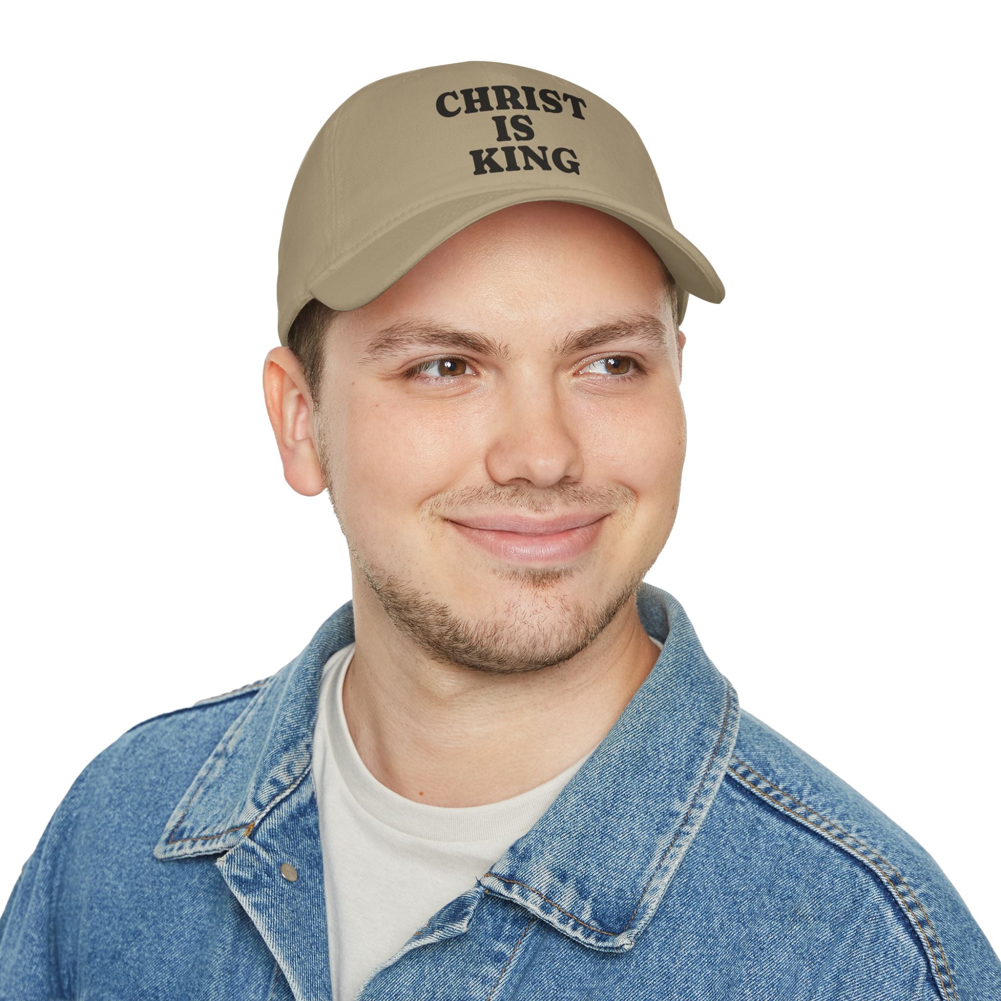Christ is King, Religious Gift, Faith Accessory, Everyday Wear, Men’s and Women’s Cap