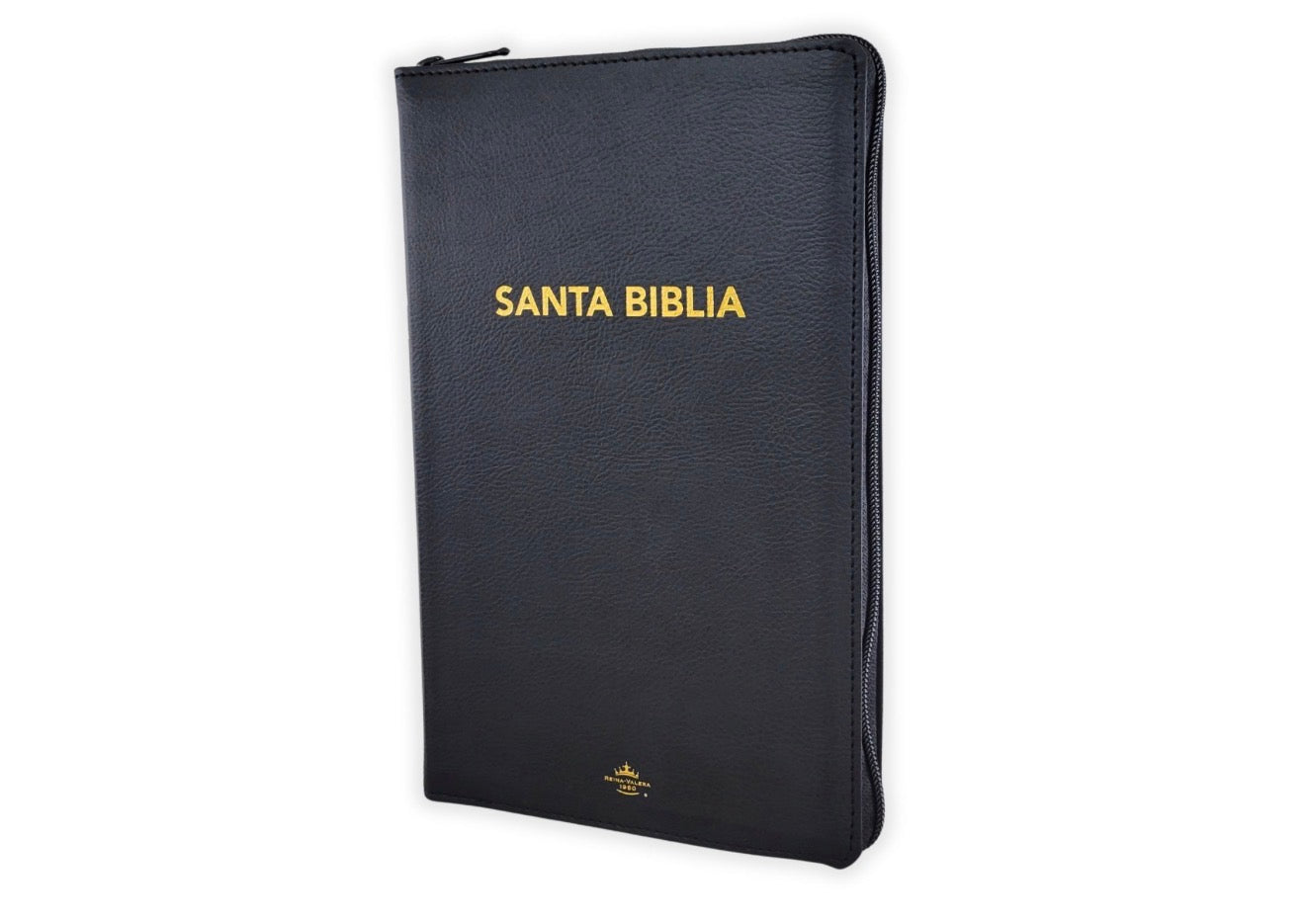 Biblia con Cierre Letra Grande RV1960, imit. piel, manual negro