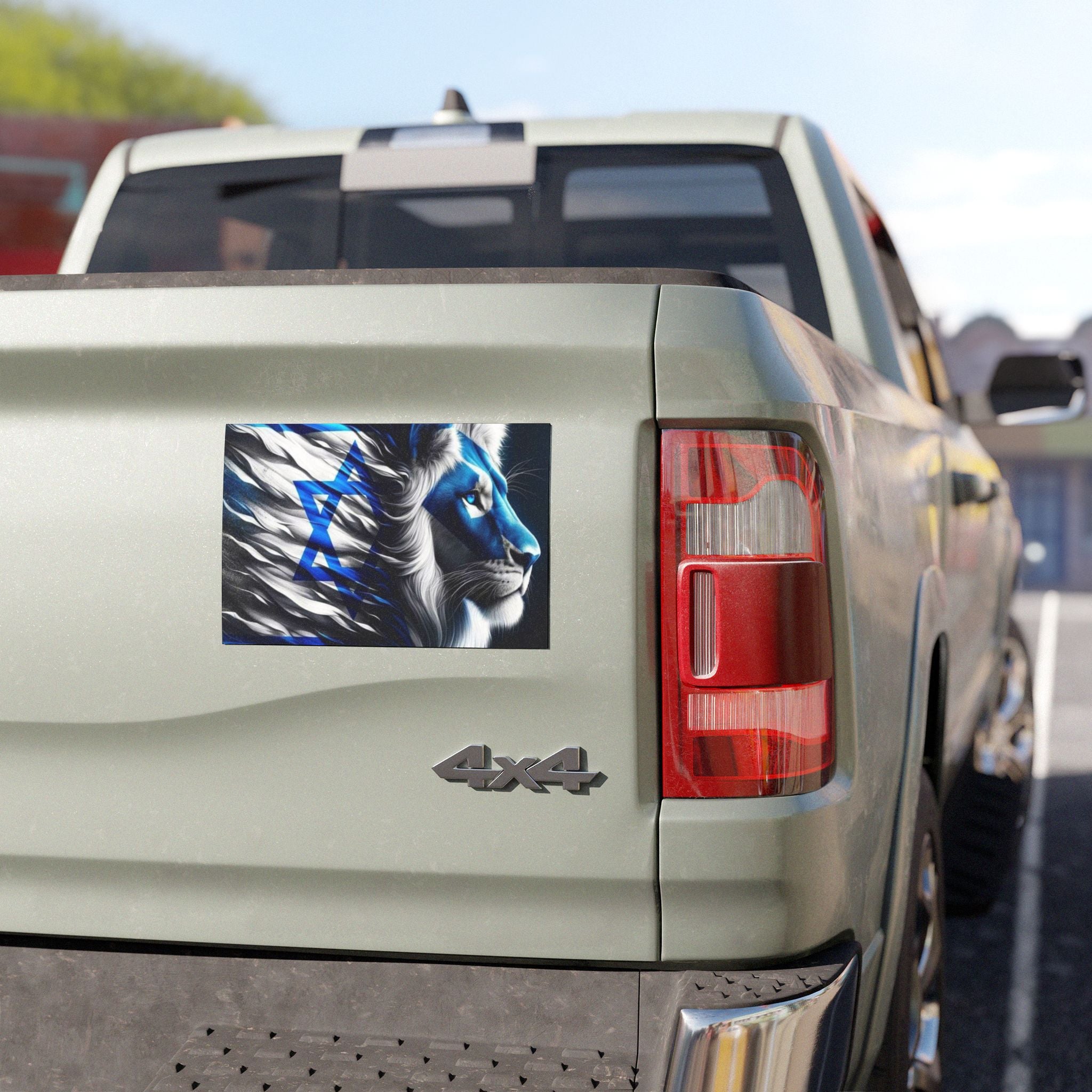 Lion of Judah Car Magnet, Israel Pride Magnet, Hebrew Gift, Decorative Car Emblem, Jewish Home Decor, Road Trip Accessory