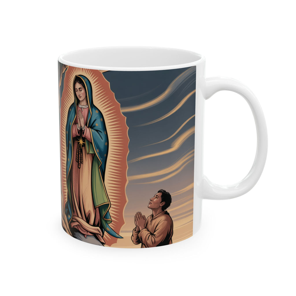 Jesus Christ/ Virgin Mary Mug, Spiritual Drinking Cup, Faith-Inspired Gift, Christian Keychains, Church Celebration, Inspirational Motivational