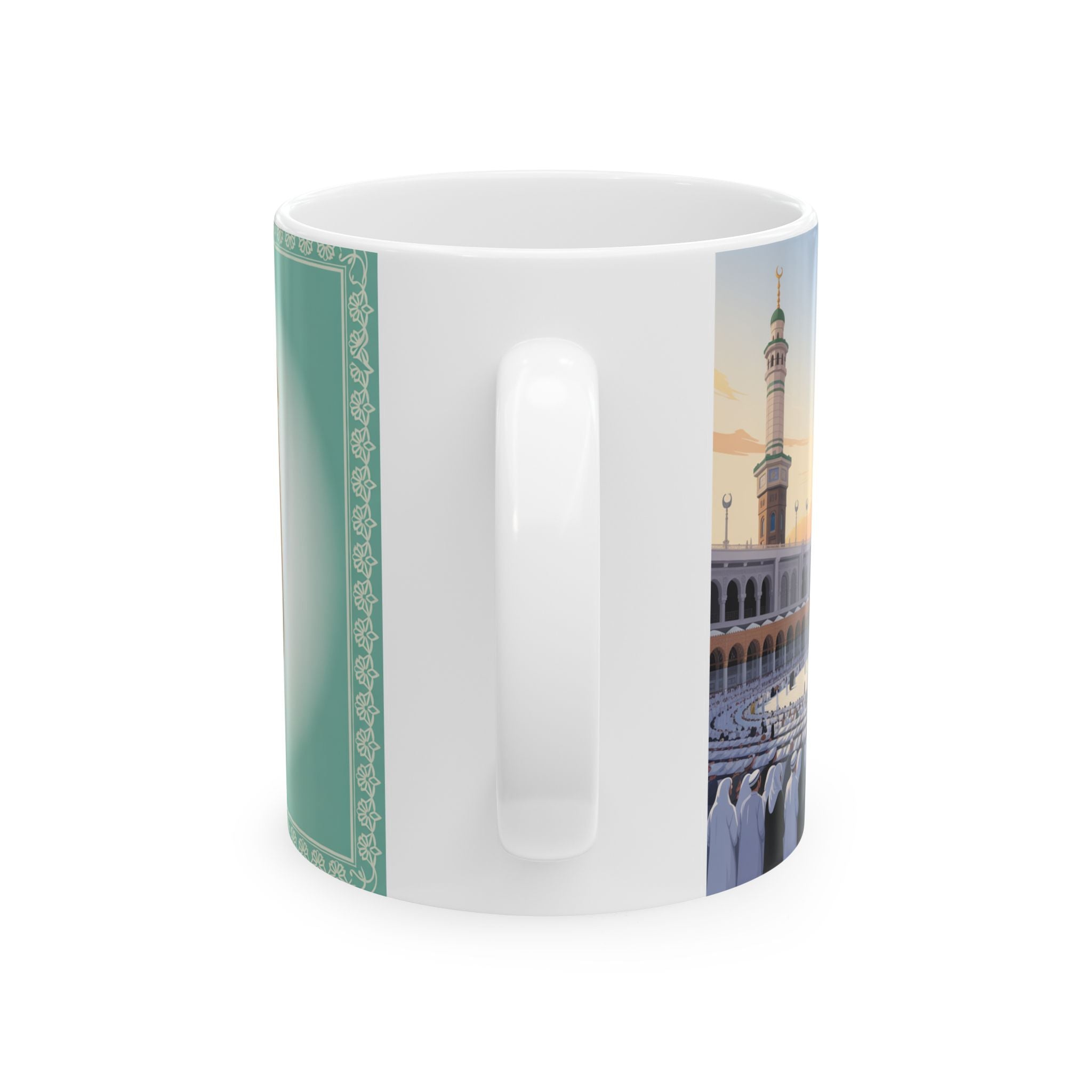 Islamic Calligraphy Ceramic Mug - 11oz & 15oz, Gift for Ramadan, Arabic Art Coffee Cup, Home Decor, Islamic Decor