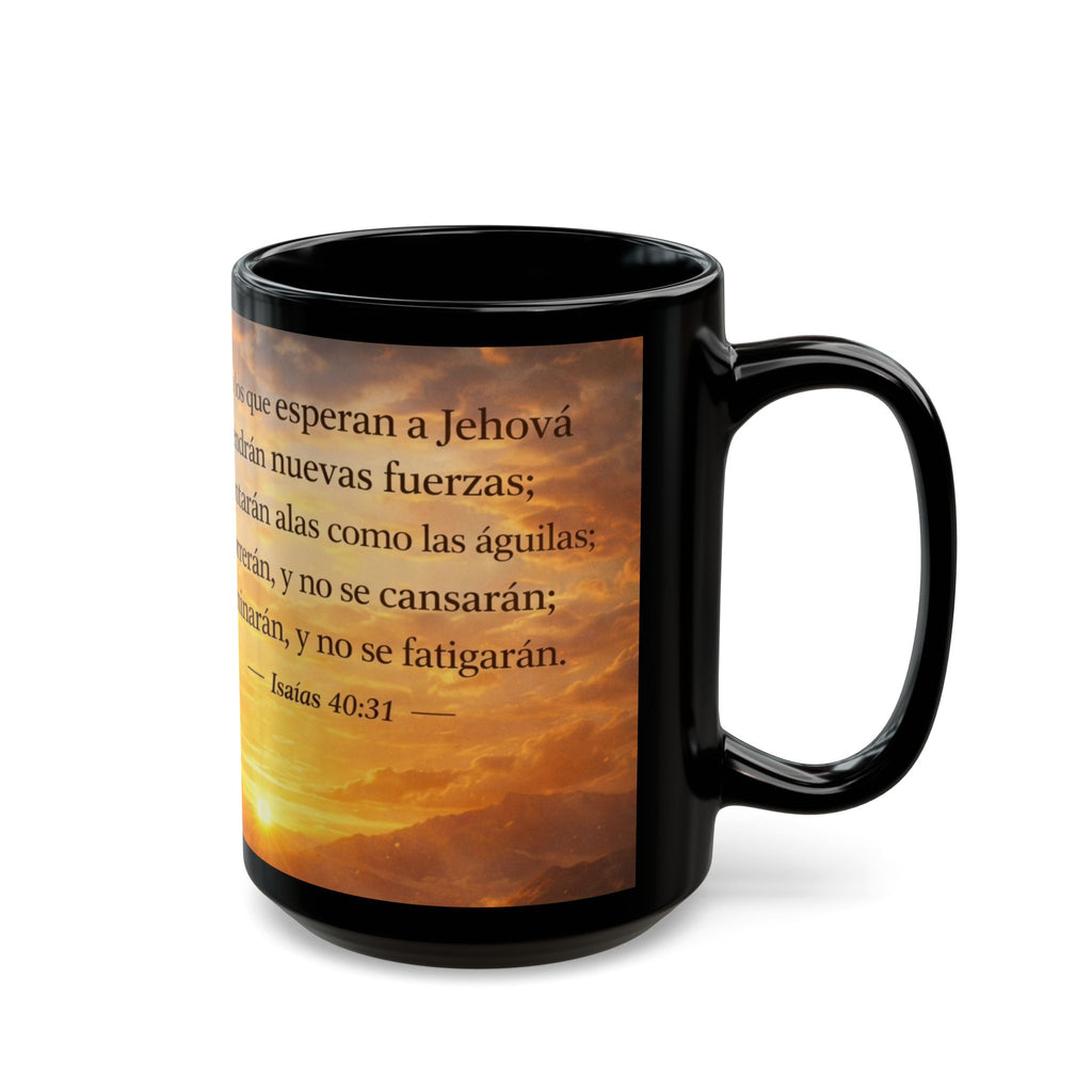 Inspirational Eagle Mug - Spanish Isaiah 40:31 Coffee Cup (11oz/15oz)
