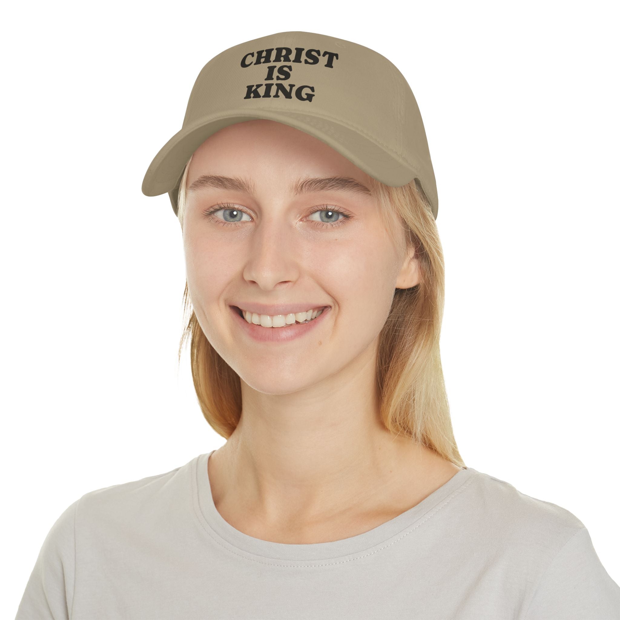 Christ is King, Religious Gift, Faith Accessory, Everyday Wear, Men’s and Women’s Cap