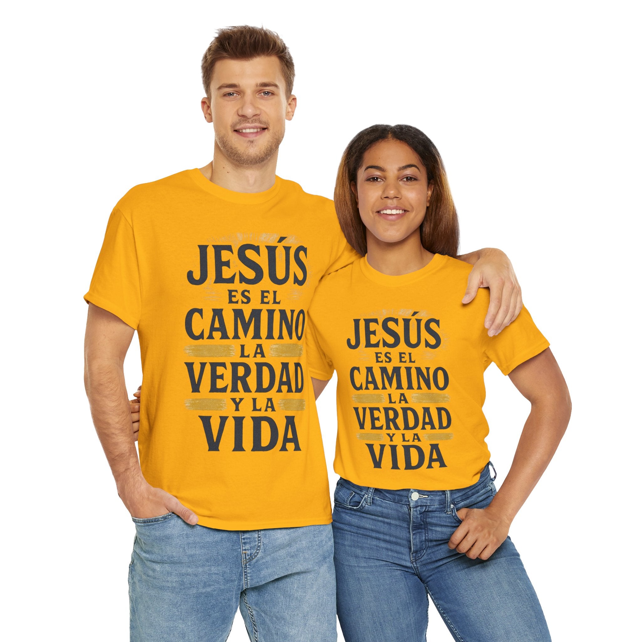 Christian T-Shirt — "Jesús es el camino, la verdad y la vida" Spanish Faith Tee