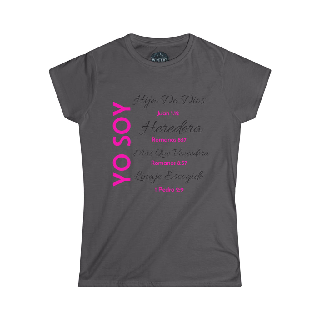 Inspirational Women’s Softstyle Tee, Faith-Based T-Shirt, Christian Apparel, Gift for Her, Motivational Quote Tee