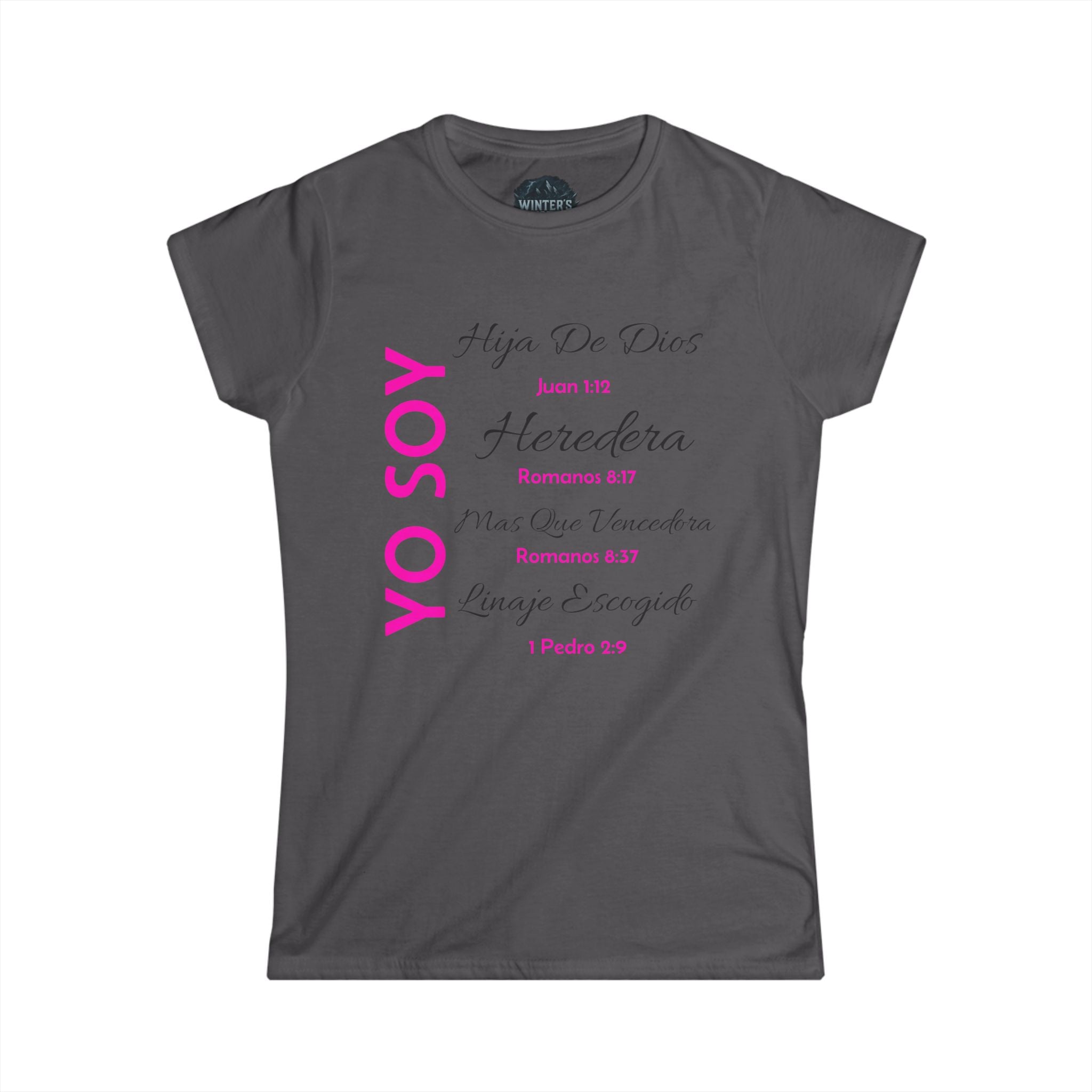 Inspirational Women’s Softstyle Tee, Faith-Based T-Shirt, Christian Apparel, Gift for Her, Motivational Quote Tee