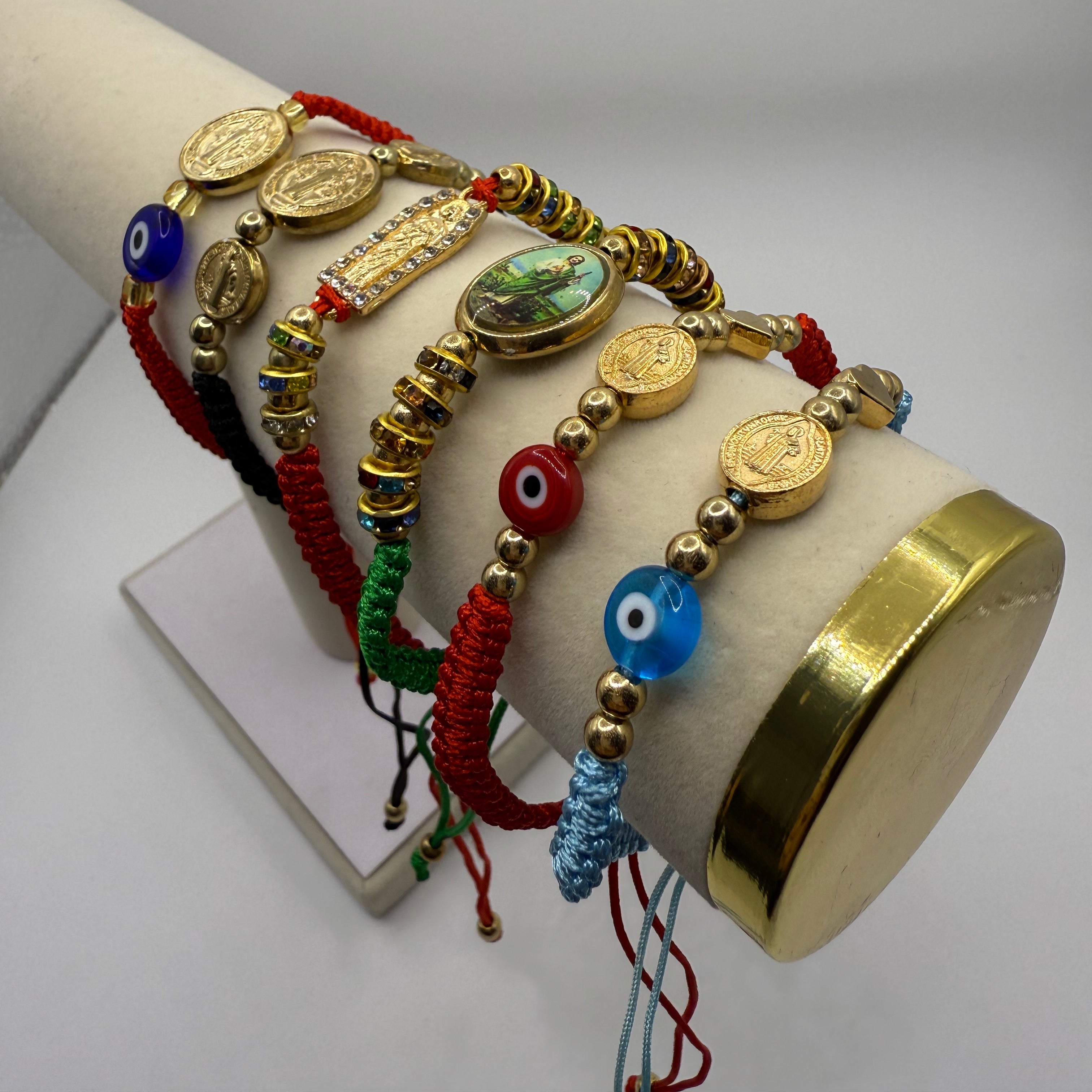 St Jude(Sand Judas)/ St Benedict Bracelets for Protection