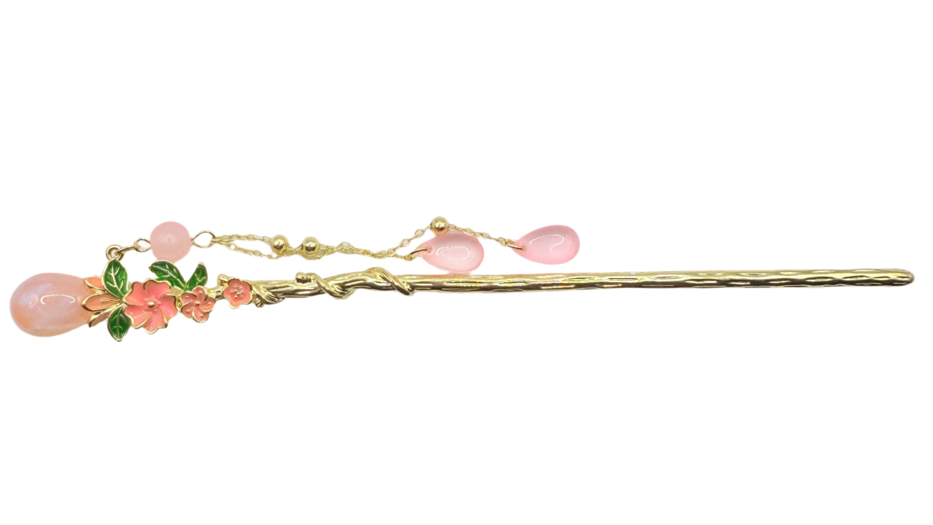 Chinese-style hairpin簪 (zān), 步摇 (bùyáo)