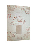 Biblia 10pts Para Bodas Tapa Dura Tela Crema