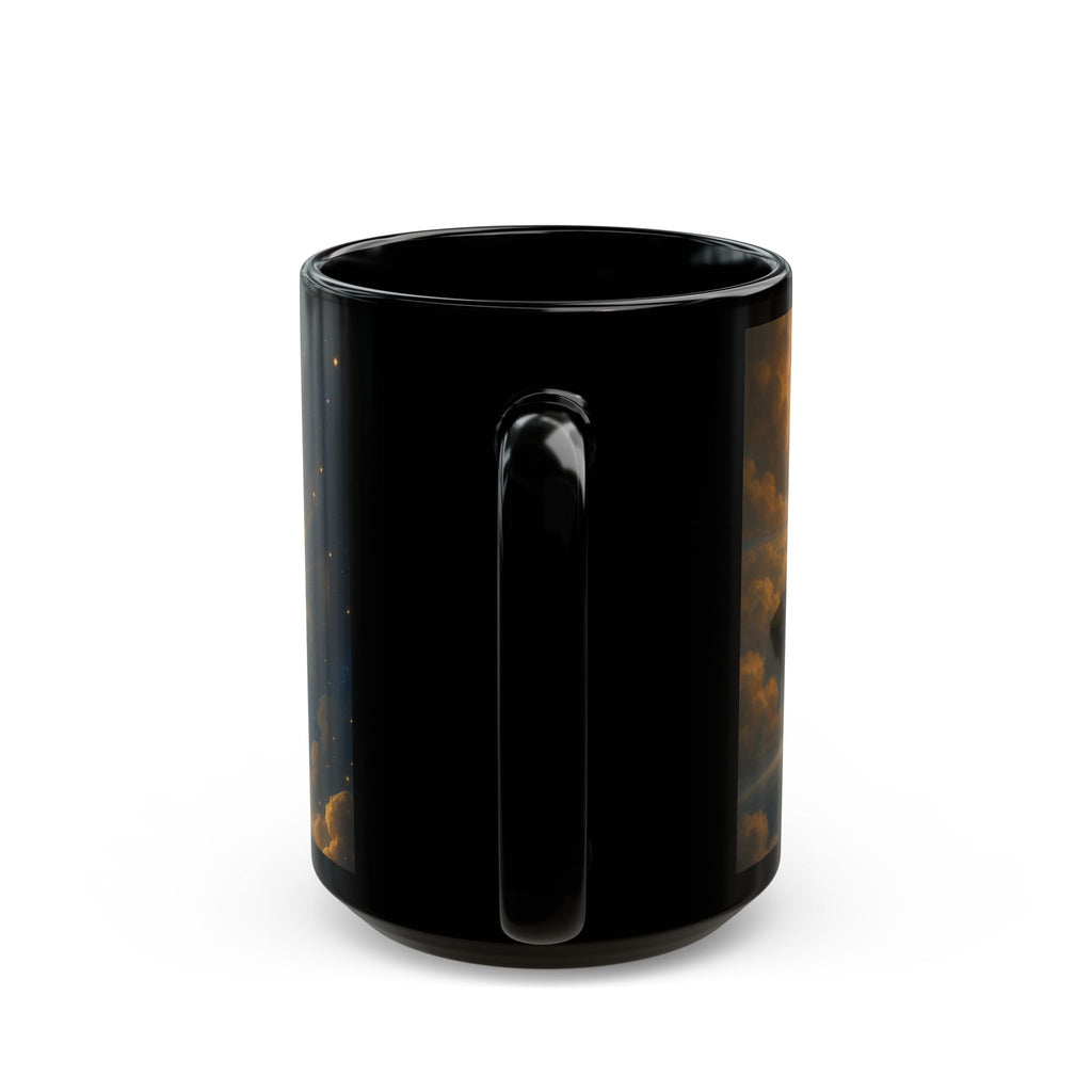 Allah/ Islam Black Mug - 11oz & 15oz, Inspirational Coffee Cup, Islamic Art Mug, Unique Gift for Ramadan, Meditation & Reflection