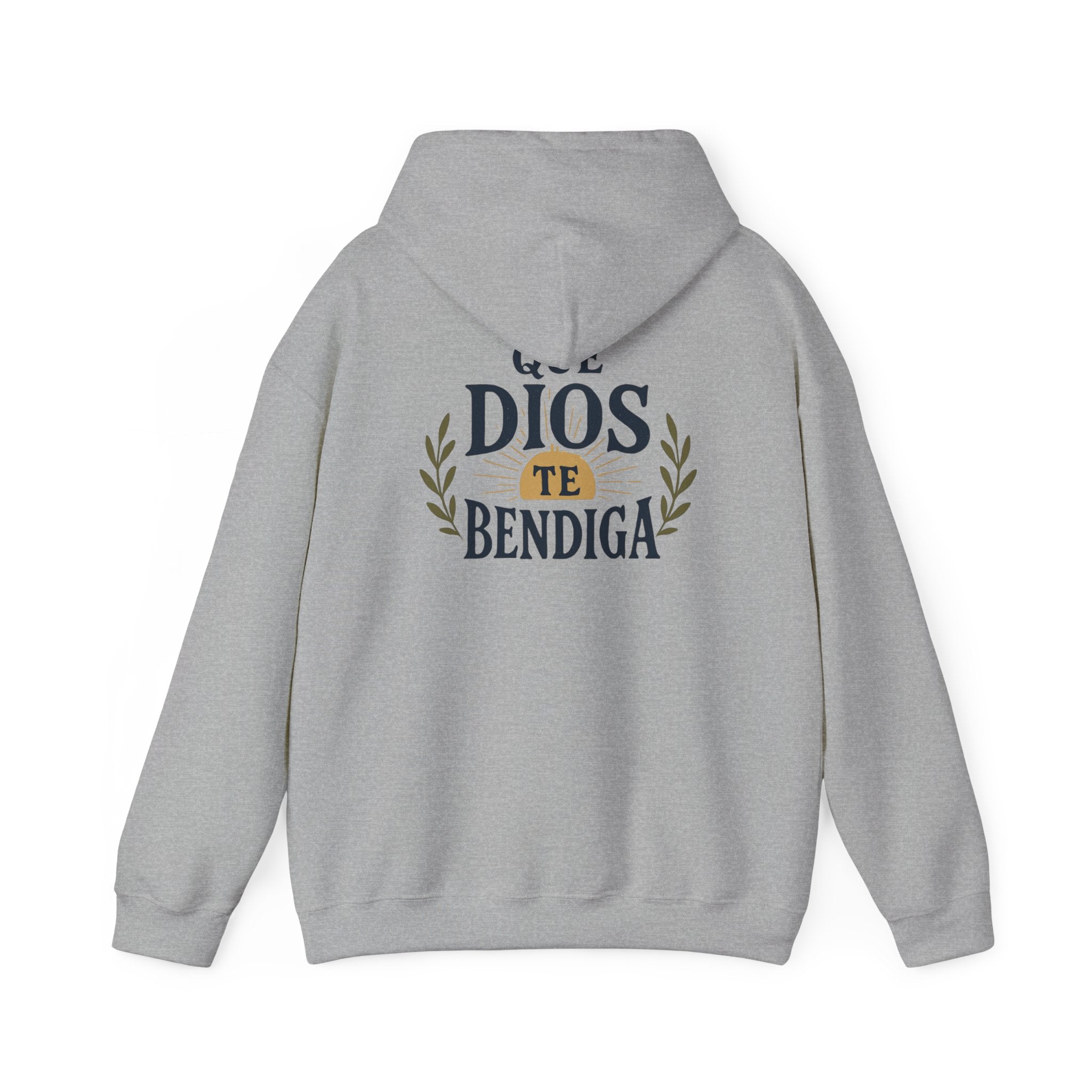 Christian Hoodie - "Todo lo puedo en Cristo" / "Dios te bendiga" Inspirational Spanish Pullover
