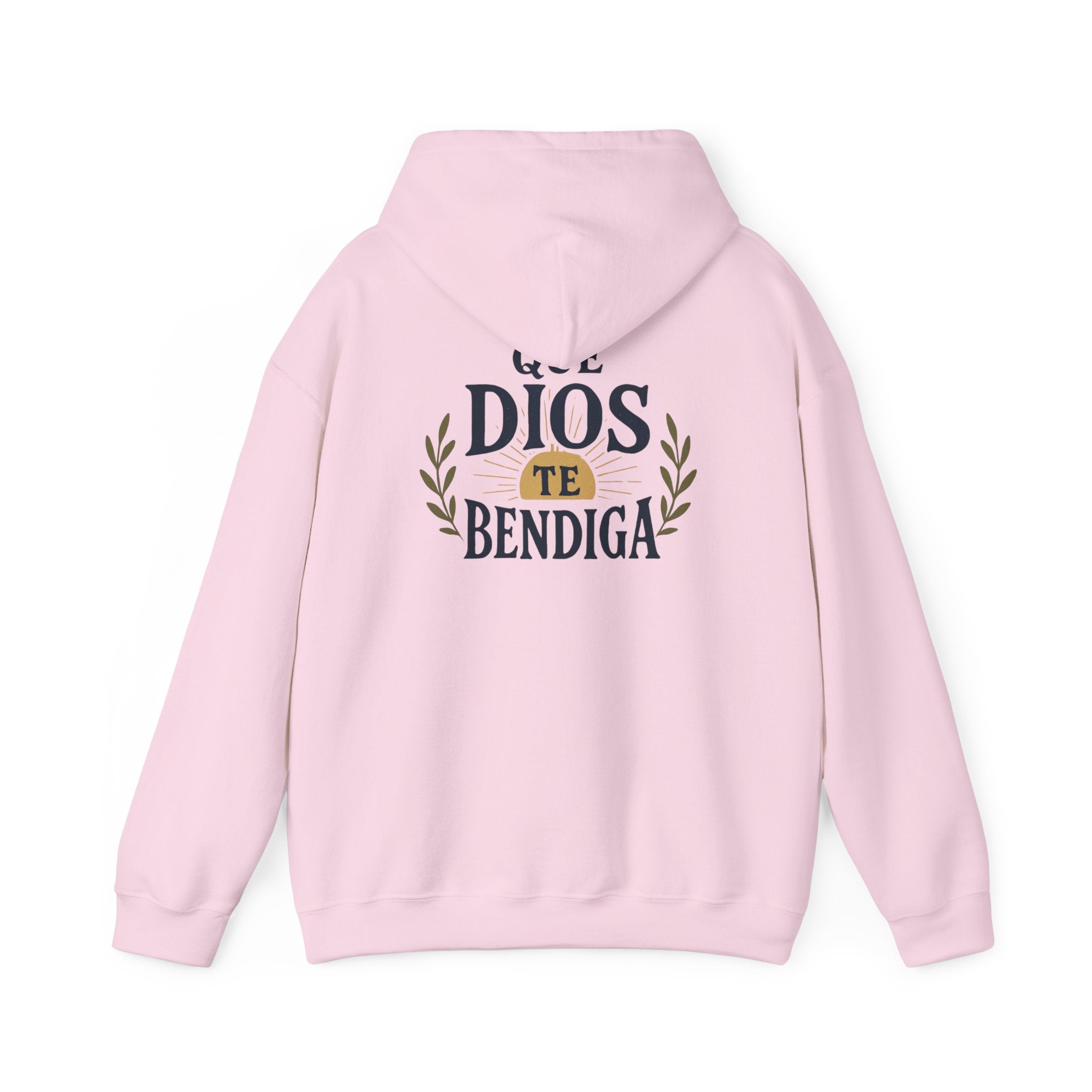 Christian Hoodie - "Todo lo puedo en Cristo" / "Dios te bendiga" Inspirational Spanish Pullover