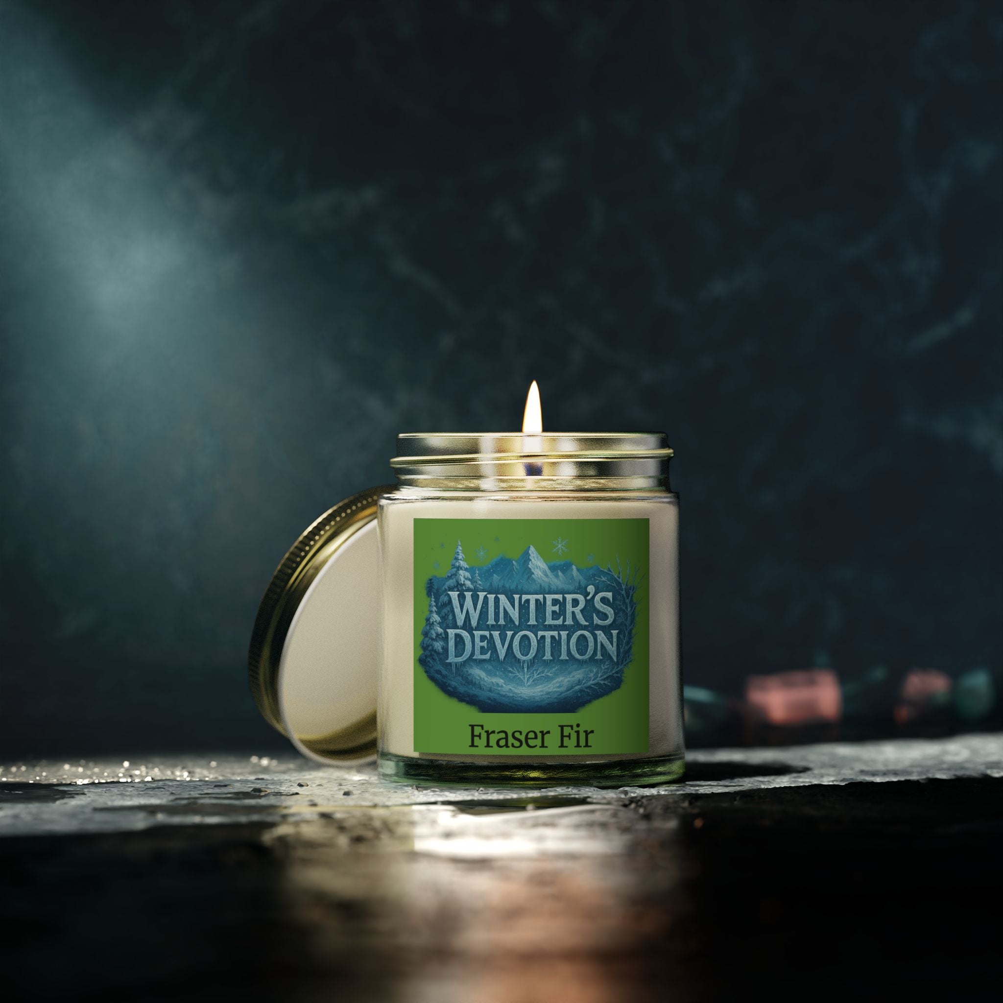 Winter's Devotion Scented Candles, Cozy Home Decor, Relaxing Aromatherapy, Holiday Gift, Party Favor