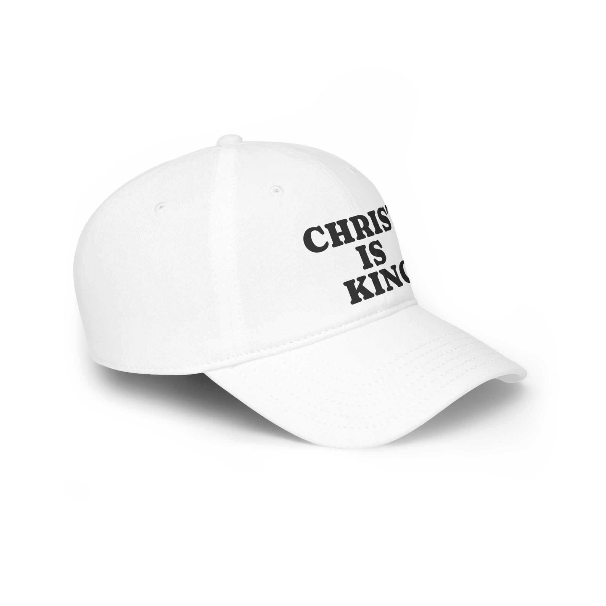 Christ is King, Religious Gift, Faith Accessory, Everyday Wear, Men’s and Women’s Cap