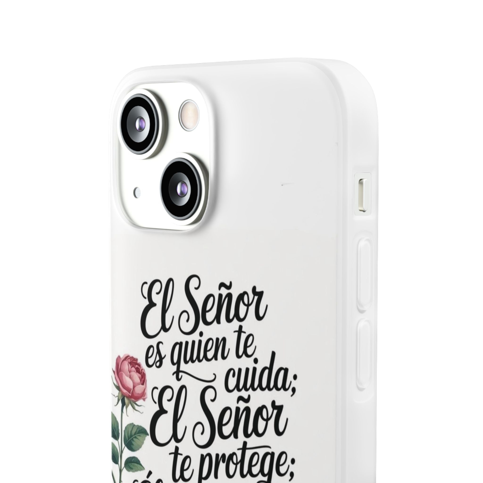 Inspirational Phone Case with Psalm 121:5 Quote, Flexi Case for Protection, Bible Verse Case, Gift for Faith Lovers, Spiritual Décor