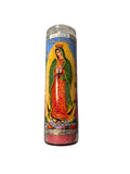 Veladoras Devocionales BRILUX —Virgen de Guadalupe | Importadas de México / BRILUX Devotional Prayer Candles – Virgen de Guadalupe | Imported from Mexico