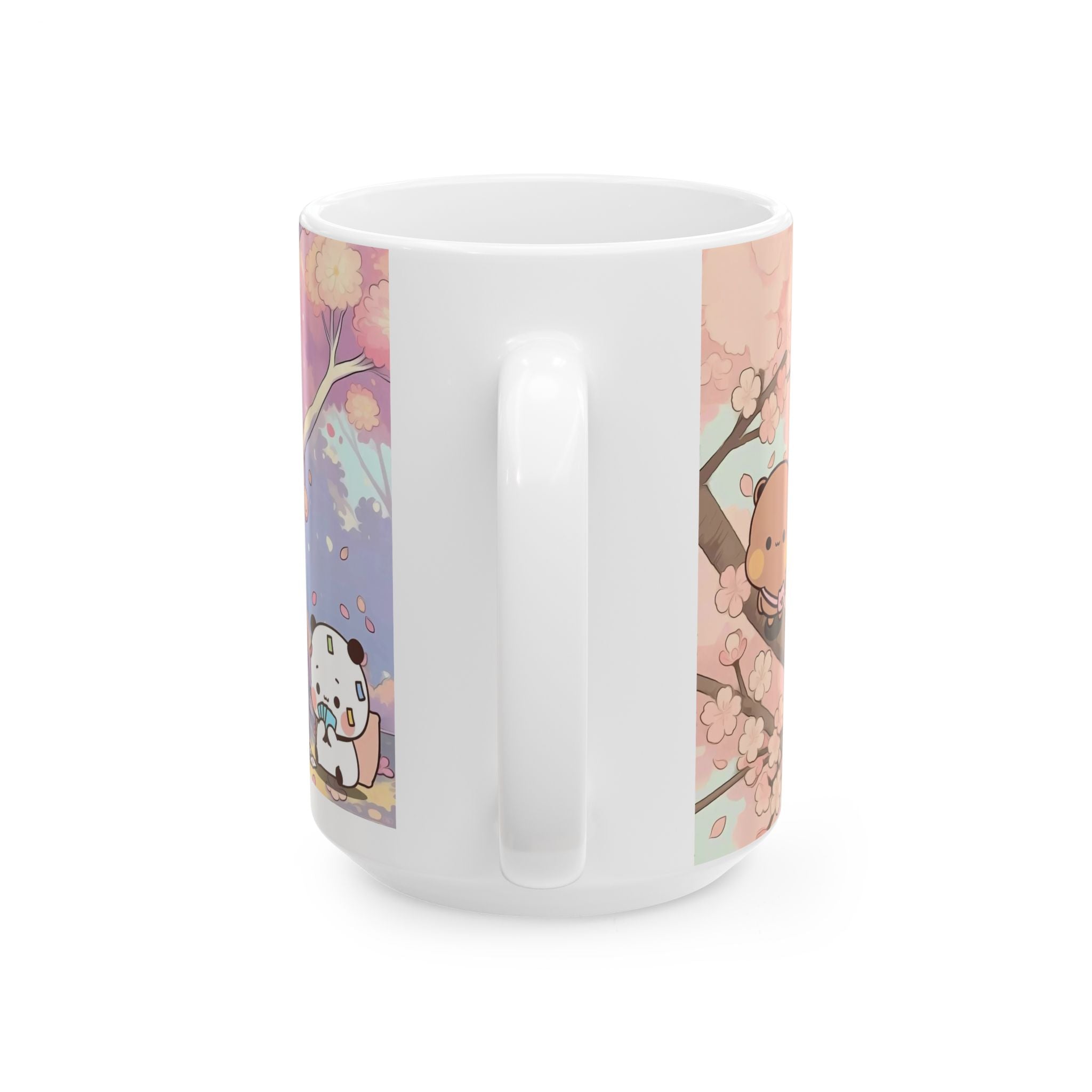 Cute Animal Ceramic Mug, Cozy Tea Cup, Adorable Gift for Animal Lovers, Coffee Lover's Mug, Unique Birthday Present, Spring Decor
