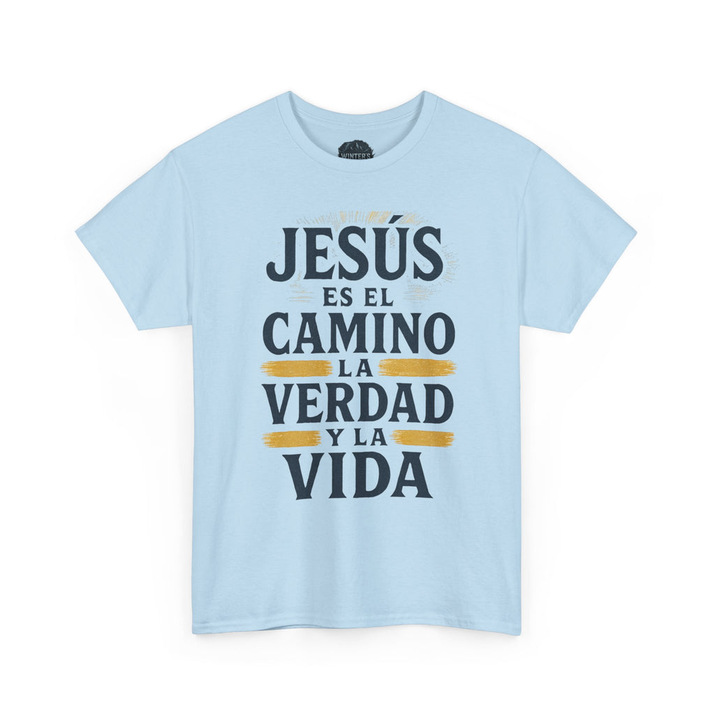Christian T-Shirt — "Jesús es el camino, la verdad y la vida" Spanish Faith Tee