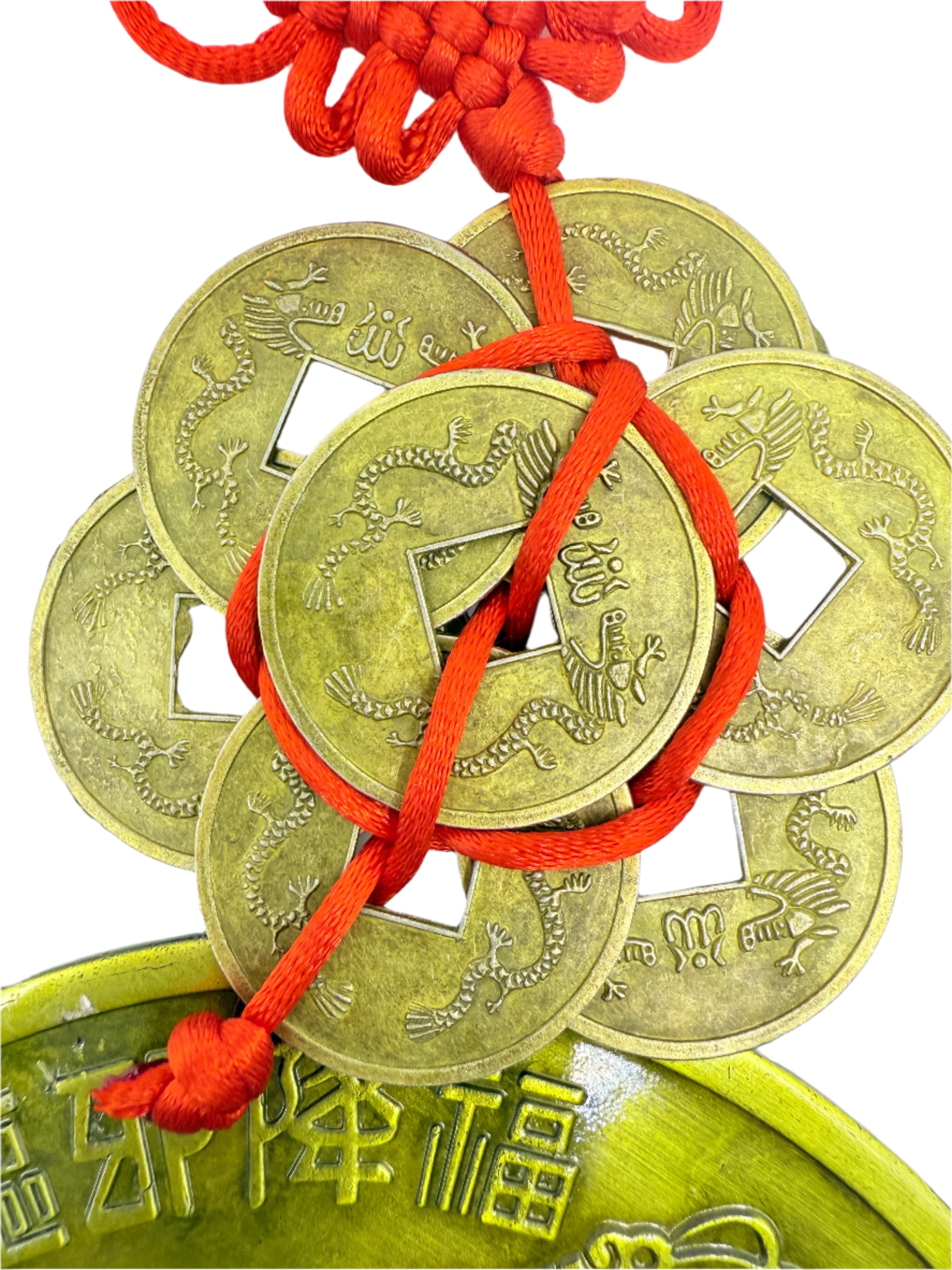 Large Feng Shui Chinese Coin Hanging Good Luck Charm