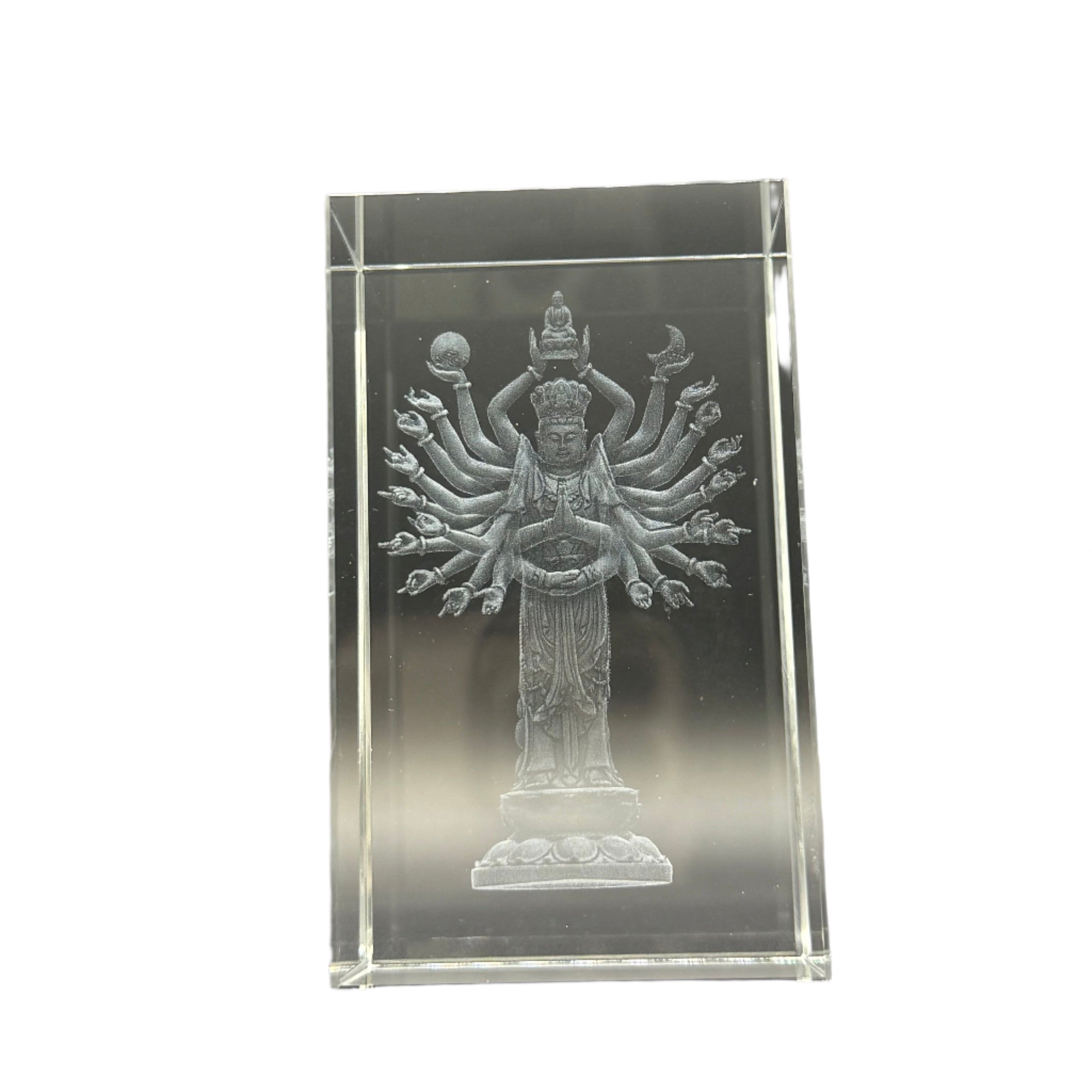 3D Laser Engraving Of The Thousand-Armed Thousand-Eyed Avalokiteśvara/ Guan Yin/ Quan Am