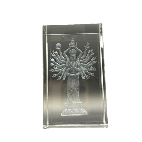 3D Laser Engraving Of The Thousand-Armed Thousand-Eyed Avalokiteśvara/ Guan Yin/ Quan Am