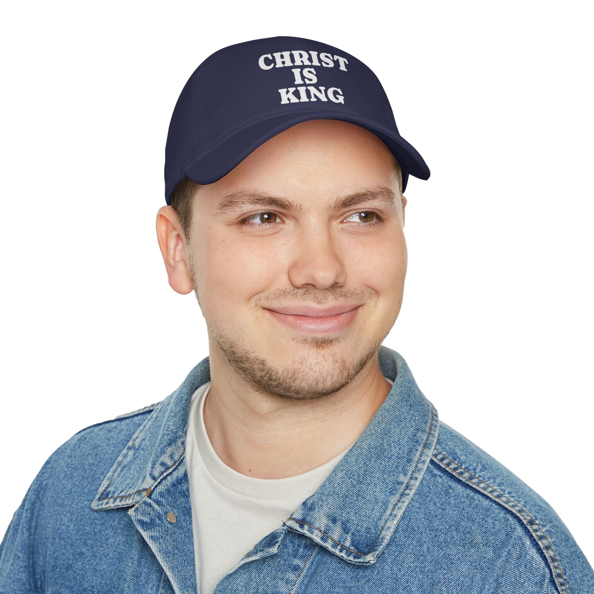 Christ is King, Religious Gift, Faith Accessory, Everyday Wear, Men’s and Women’s Cap