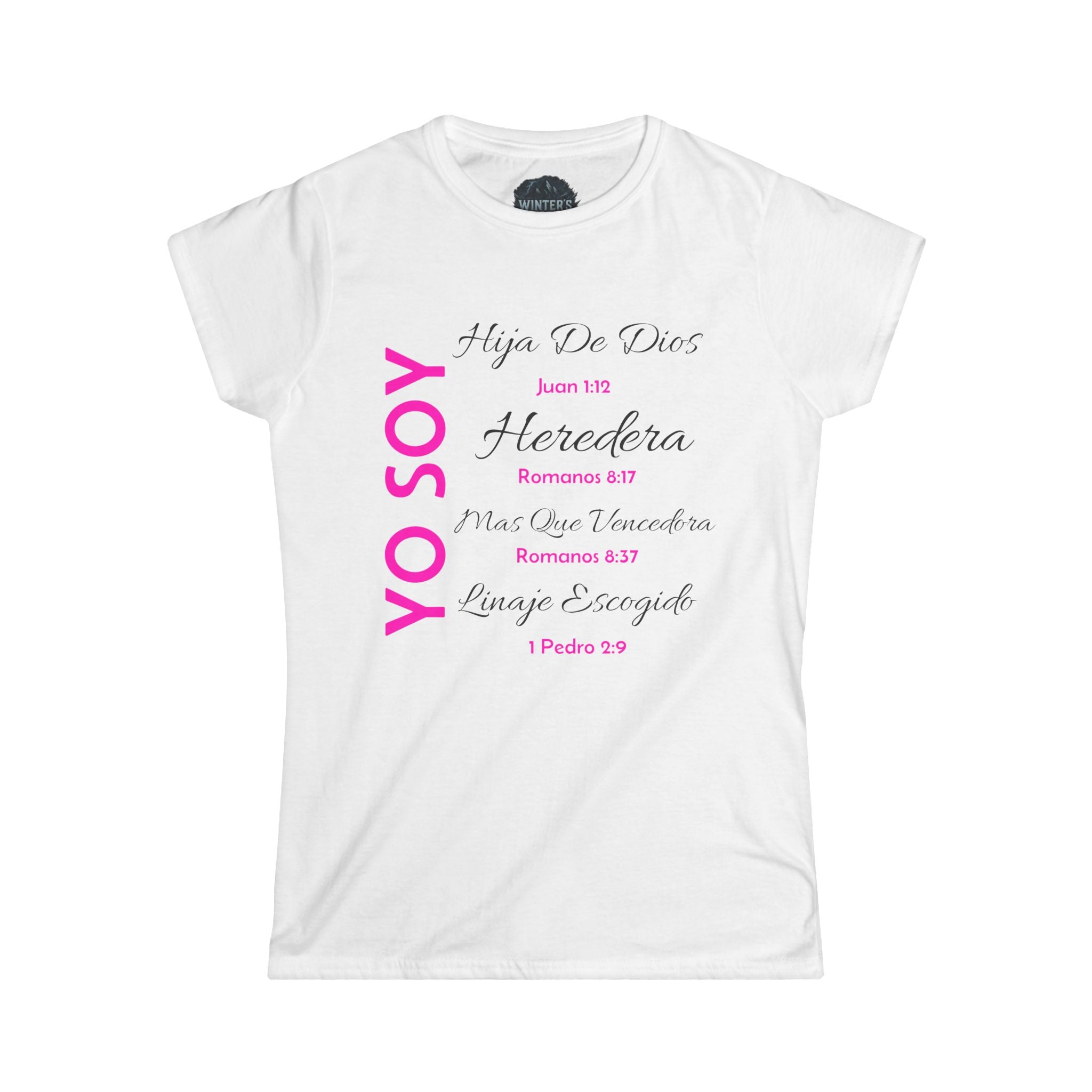 Inspirational Women’s Softstyle Tee, Faith-Based T-Shirt, Christian Apparel, Gift for Her, Motivational Quote Tee