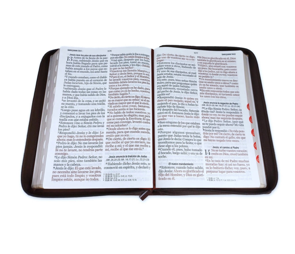 Biblia Águila con Cierre Letra Super Gigante 19 puntos RV1960 imit café con índice - Pero los que esperan a Jehová