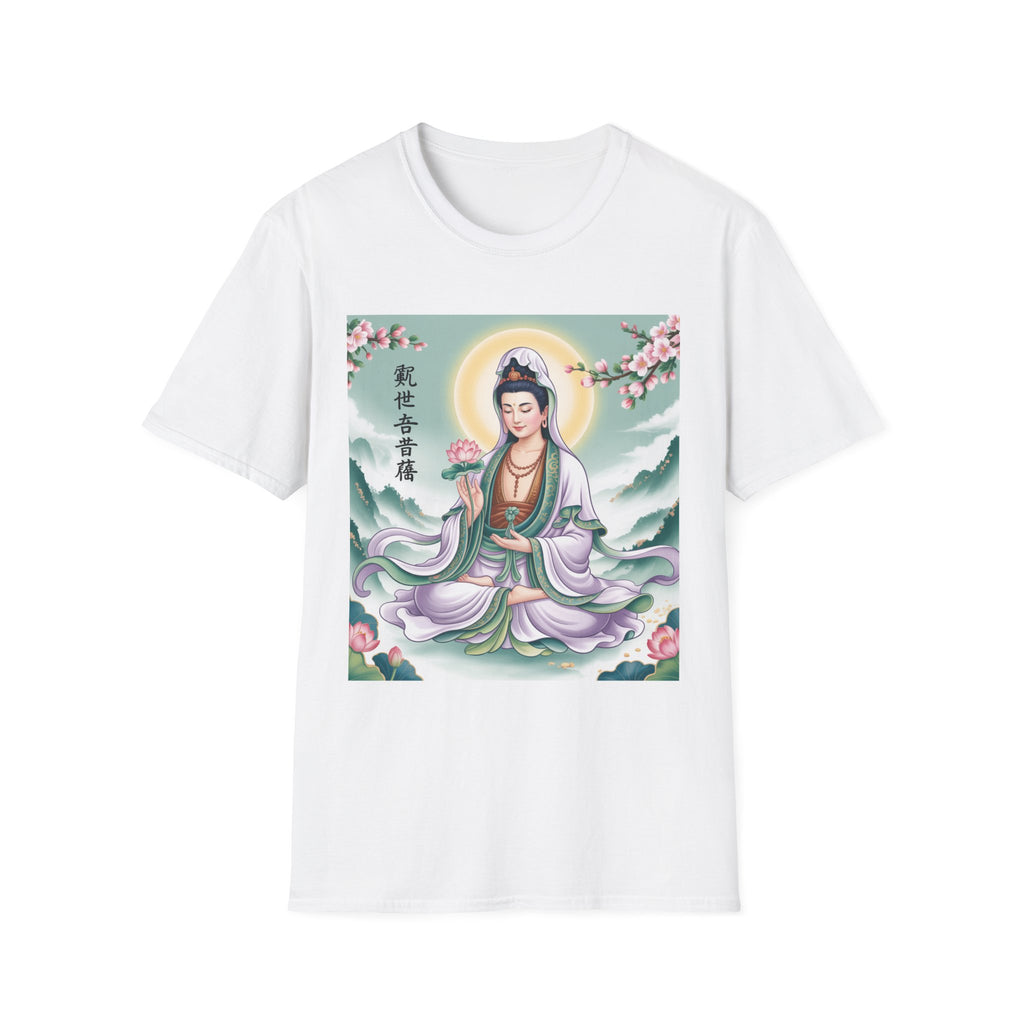 Buddha Guan Yin Graphic T-Shirt, Spiritual Tee, Meditation Top, Zen Apparel, Gift for Yogis, Mindfulness Clothing