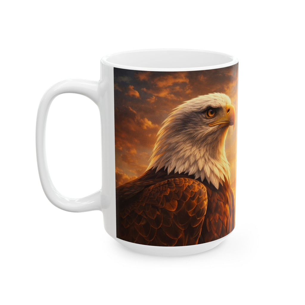 Inspirational Eagle Ceramic Mug — Isaiah 40:31 Spanish Scripture Coffee Cup (11oz/15oz)