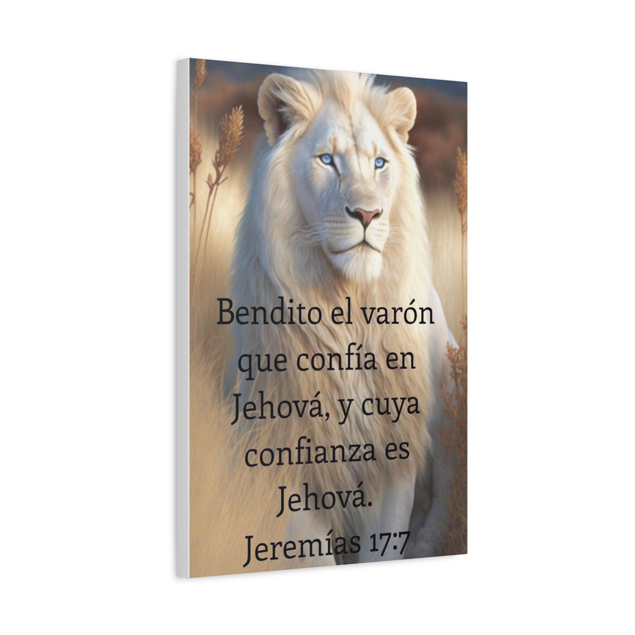Inspirational Art Print, Motivational Wall Decor, Animal Lover Gift, Religious Home Decoration, Uplifting Quote Canvas