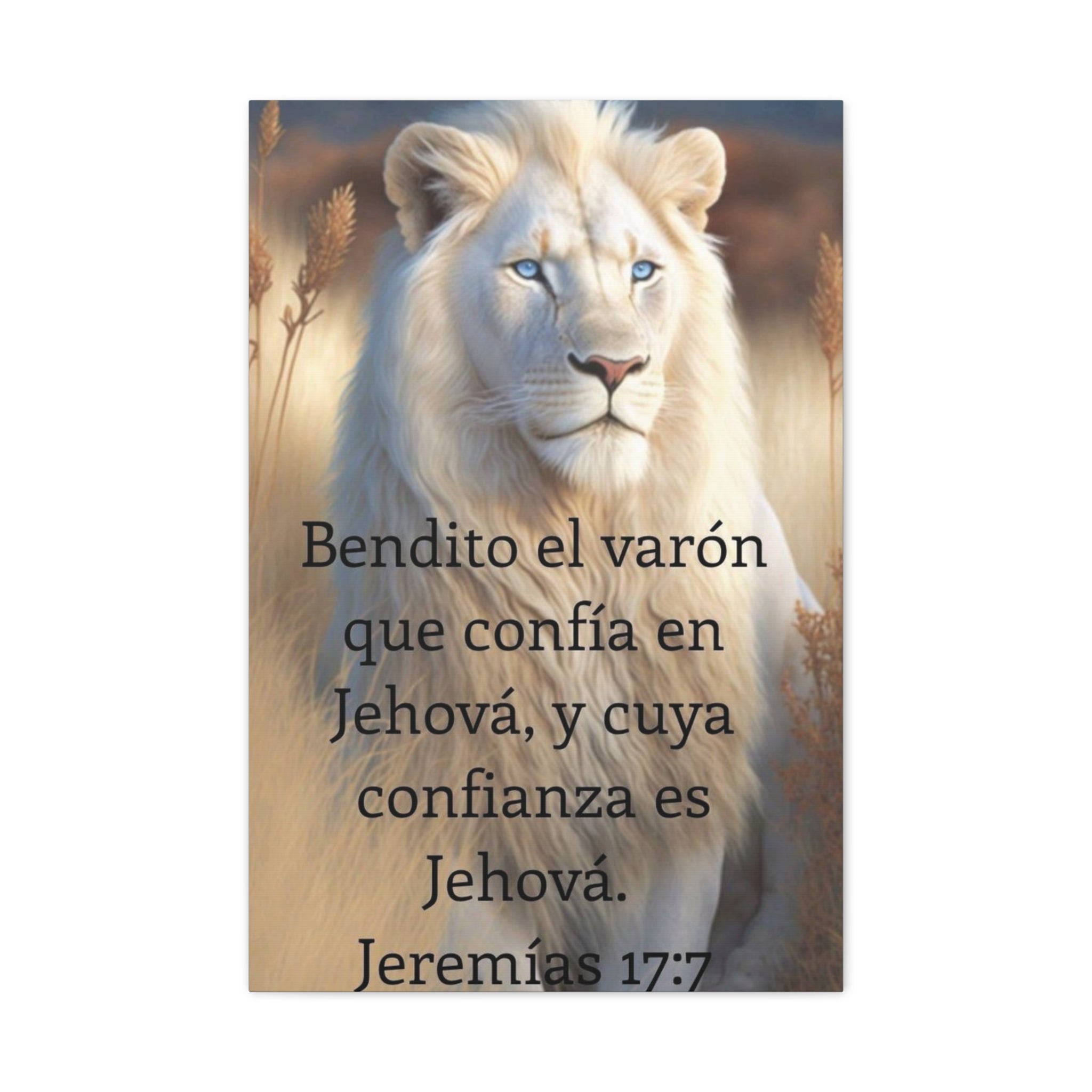 Inspirational Art Print, Motivational Wall Decor, Animal Lover Gift, Religious Home Decoration, Uplifting Quote Canvas