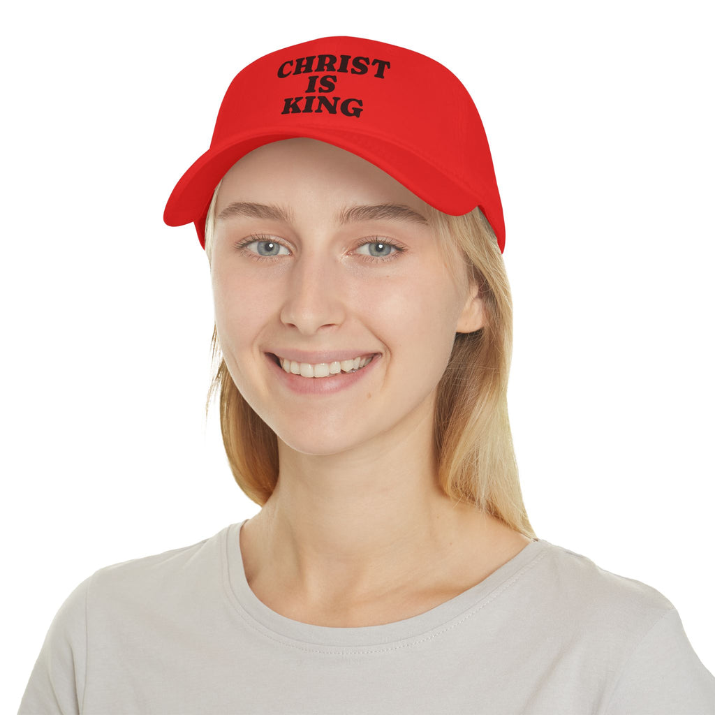 Christ is King, Religious Gift, Faith Accessory, Everyday Wear, Men’s and Women’s Cap