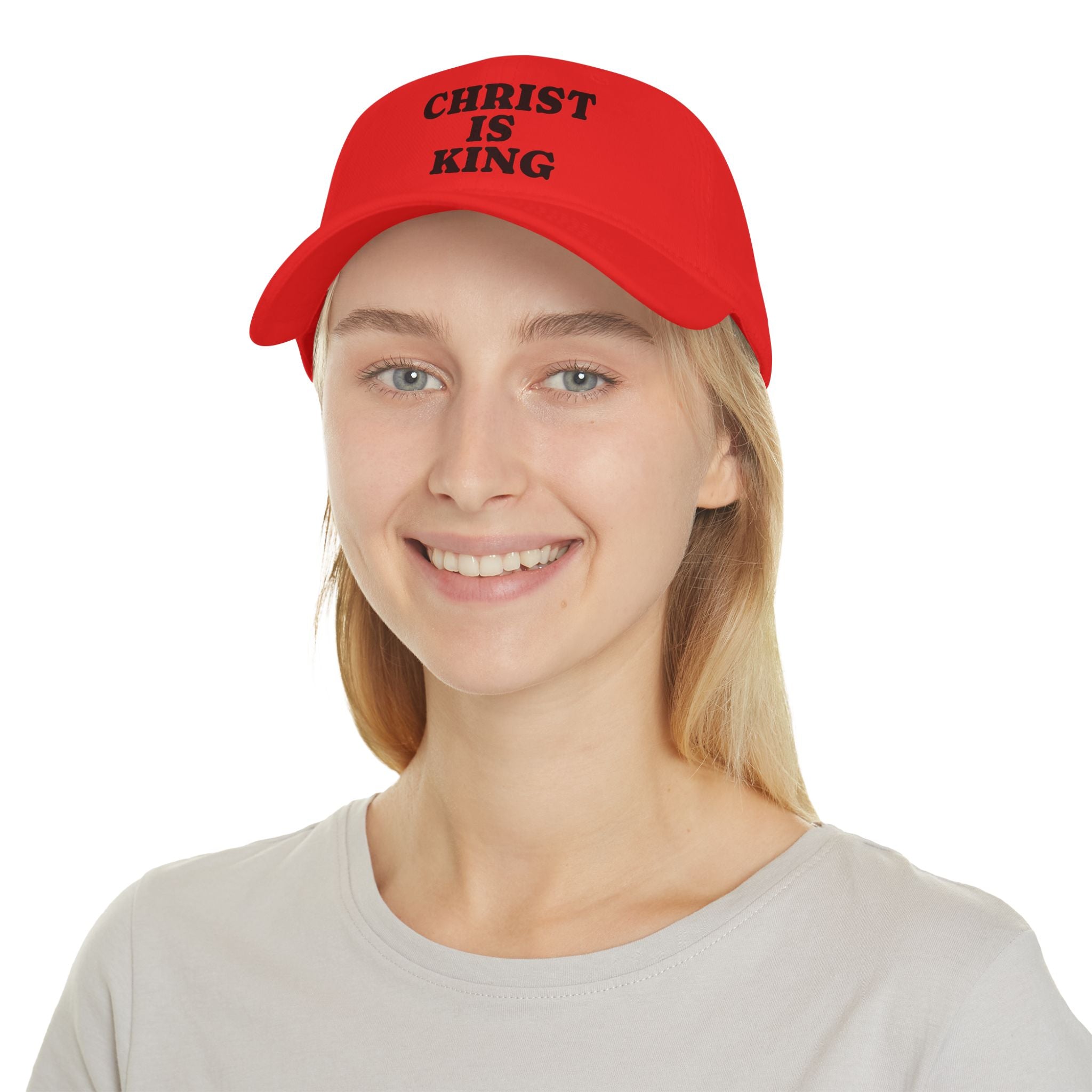 Christ is King, Religious Gift, Faith Accessory, Everyday Wear, Men’s and Women’s Cap