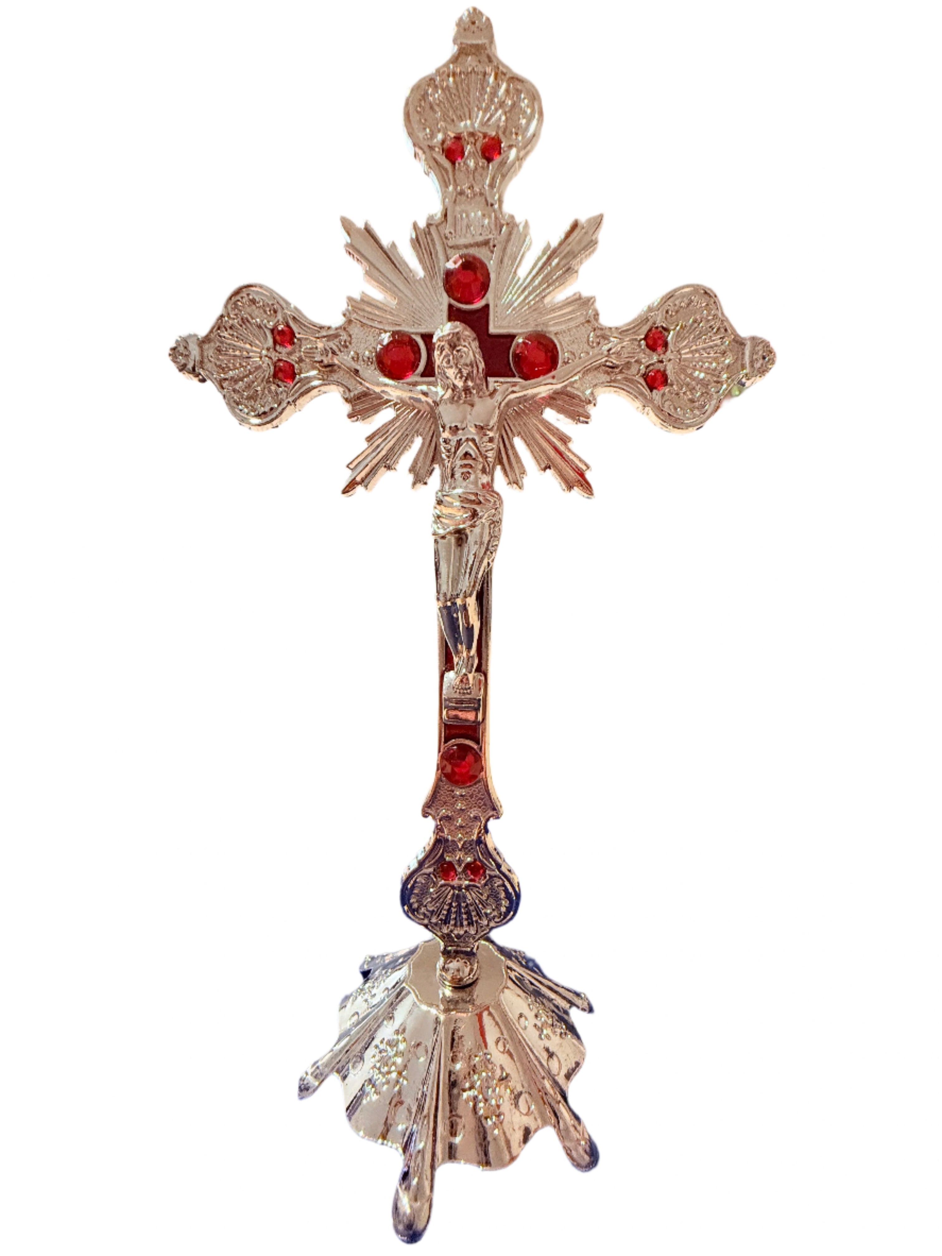 Beautiful Assorted Metal Crucifixes 5 in/9 in/11 in/12 in