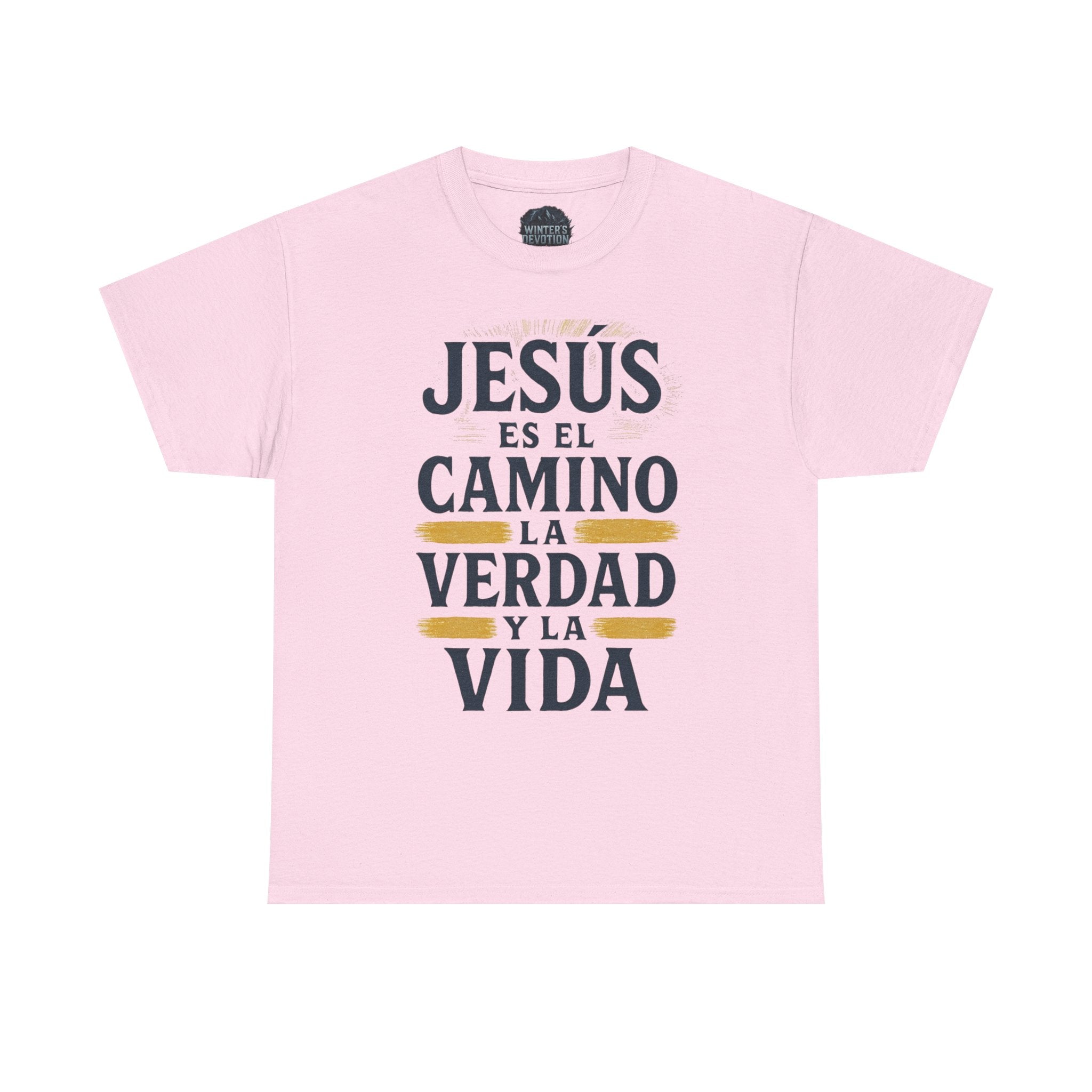 Christian T-Shirt — "Jesús es el camino, la verdad y la vida" Spanish Faith Tee