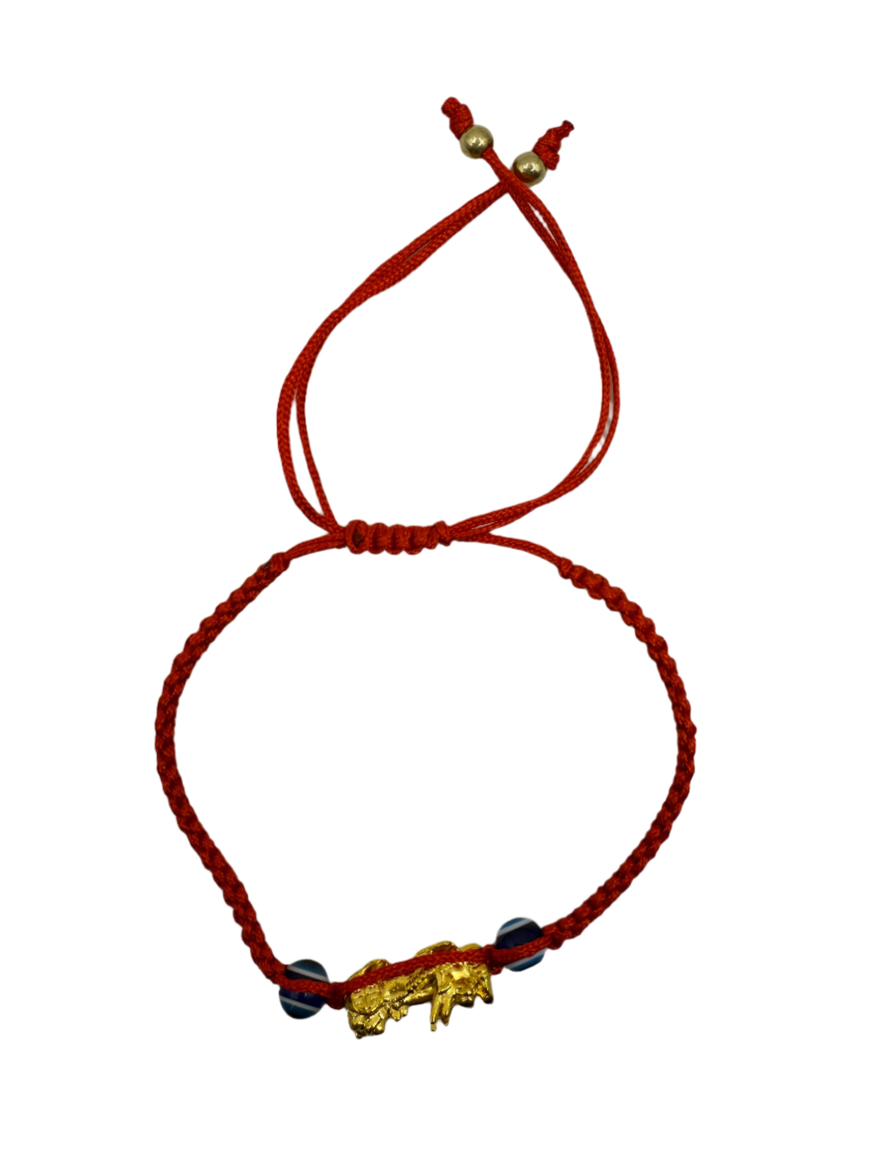 Blue Pearl Evil eye/Pixiu/Horshe Shoe/Thread Bracelet🧿Pulsera ajustable de Mal de ojo y Perlas Para la proteccion