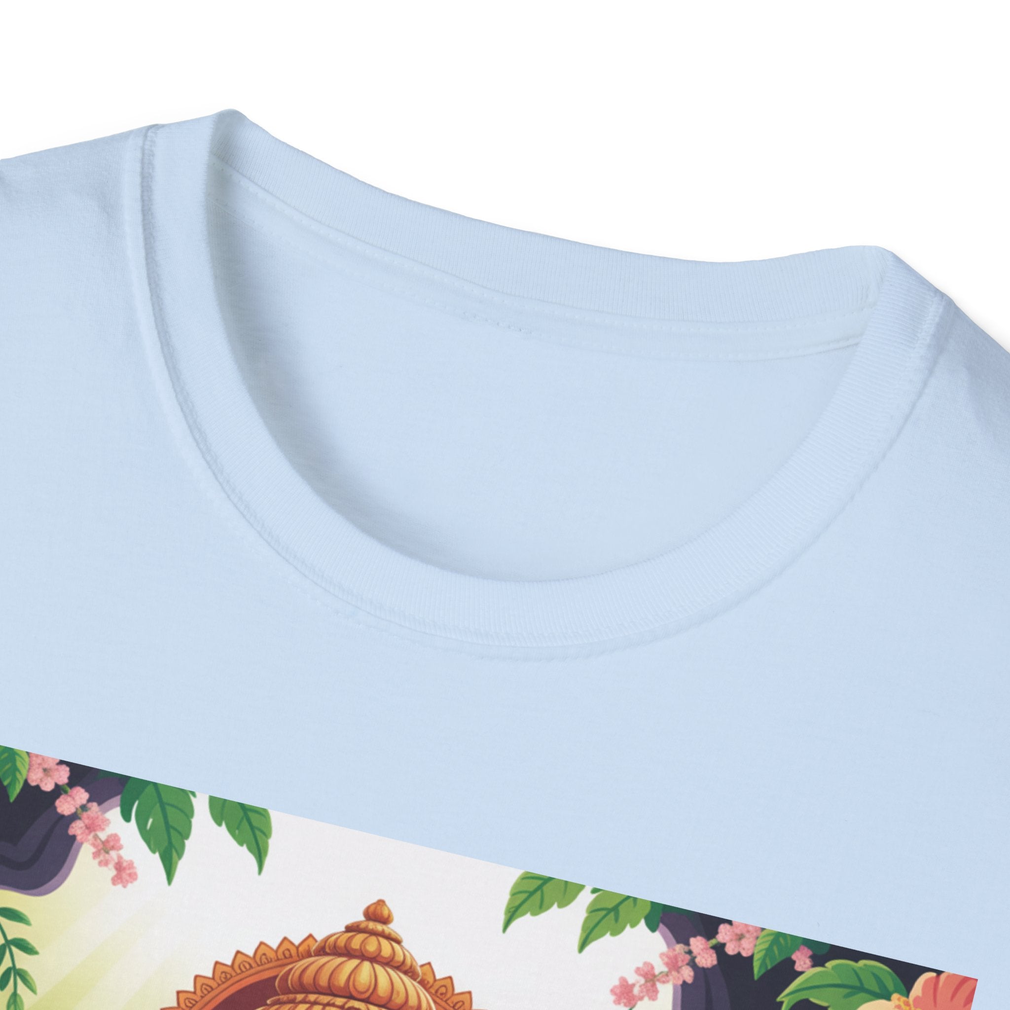 Vibrant Ganesha T-Shirt, Spiritual Unisex Tee, Festival Wear, Bohemian Style, Yoga Clothing, Gift for Her/Him