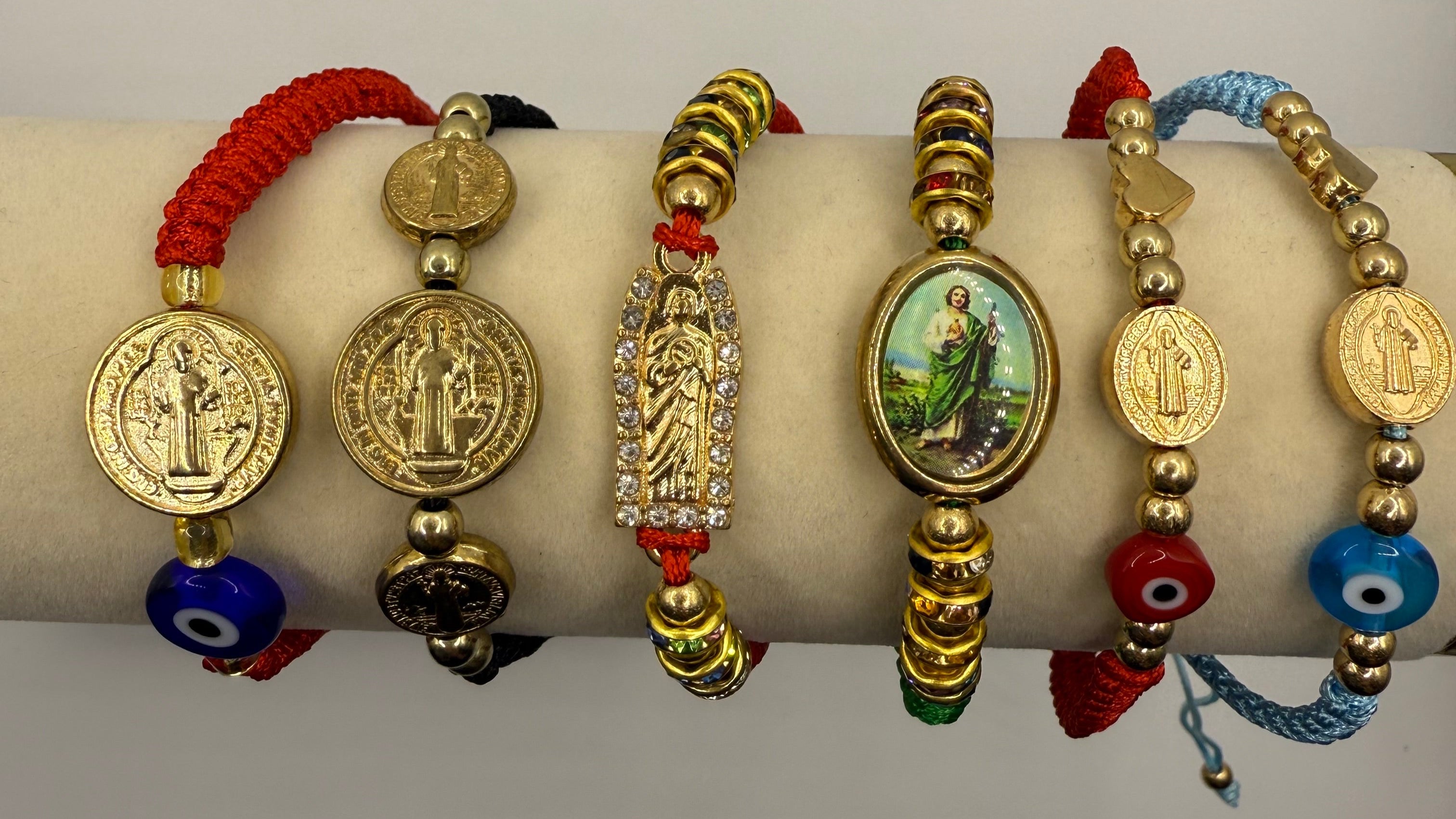 St Jude(Sand Judas)/ St Benedict Bracelets for Protection