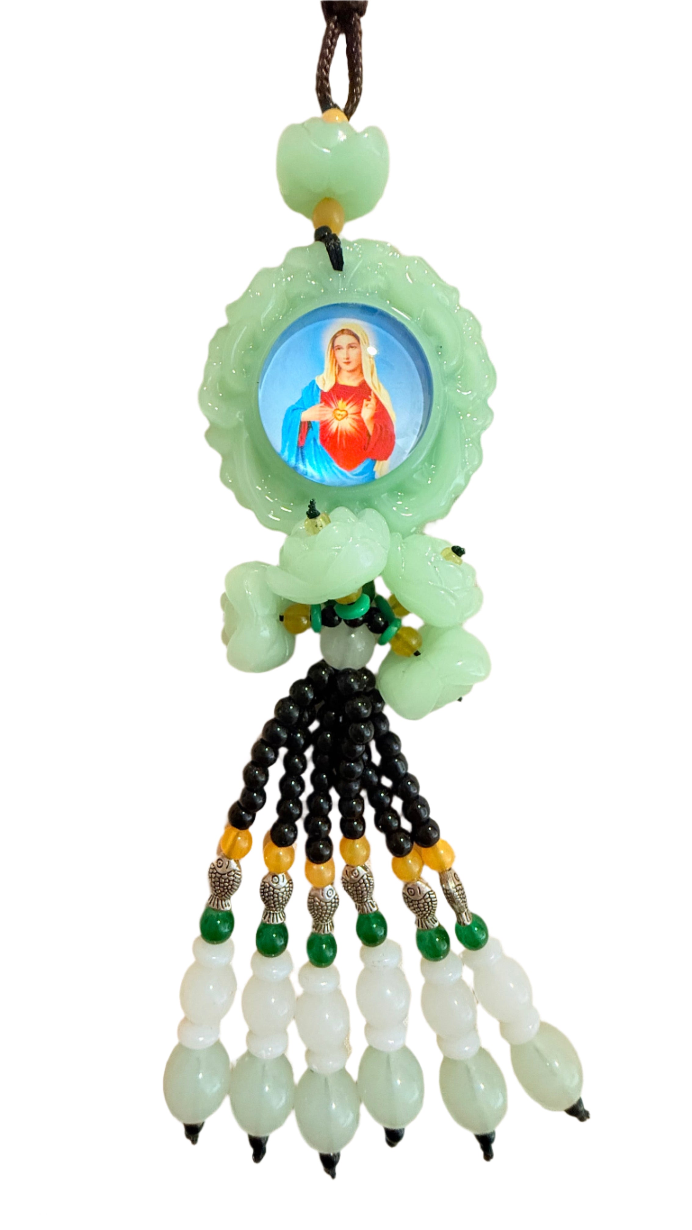 Beautiful Virgin Mary/Jesus Christ/ Holy Family Amulet Pendant
