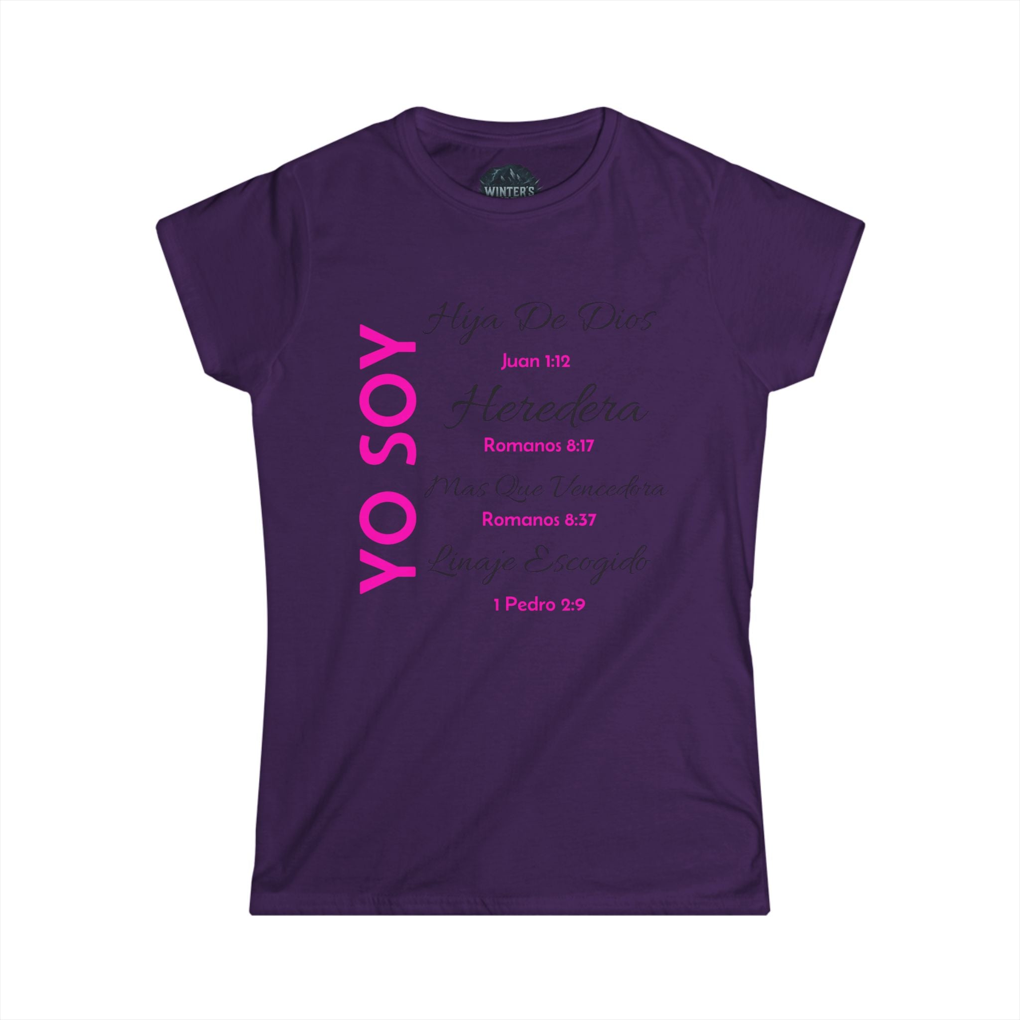 Inspirational Women’s Softstyle Tee, Faith-Based T-Shirt, Christian Apparel, Gift for Her, Motivational Quote Tee