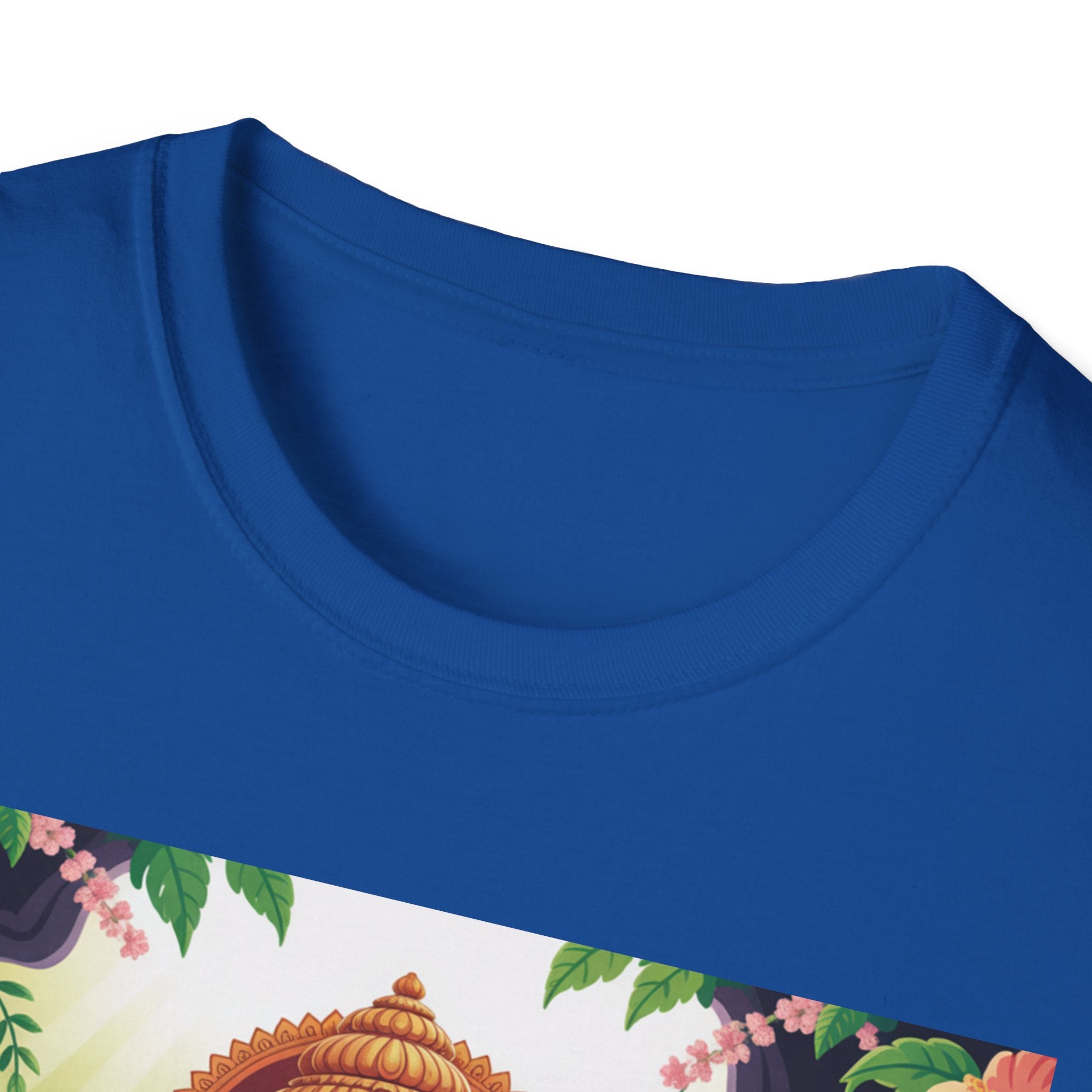 Vibrant Ganesha T-Shirt, Spiritual Unisex Tee, Festival Wear, Bohemian Style, Yoga Clothing, Gift for Her/Him