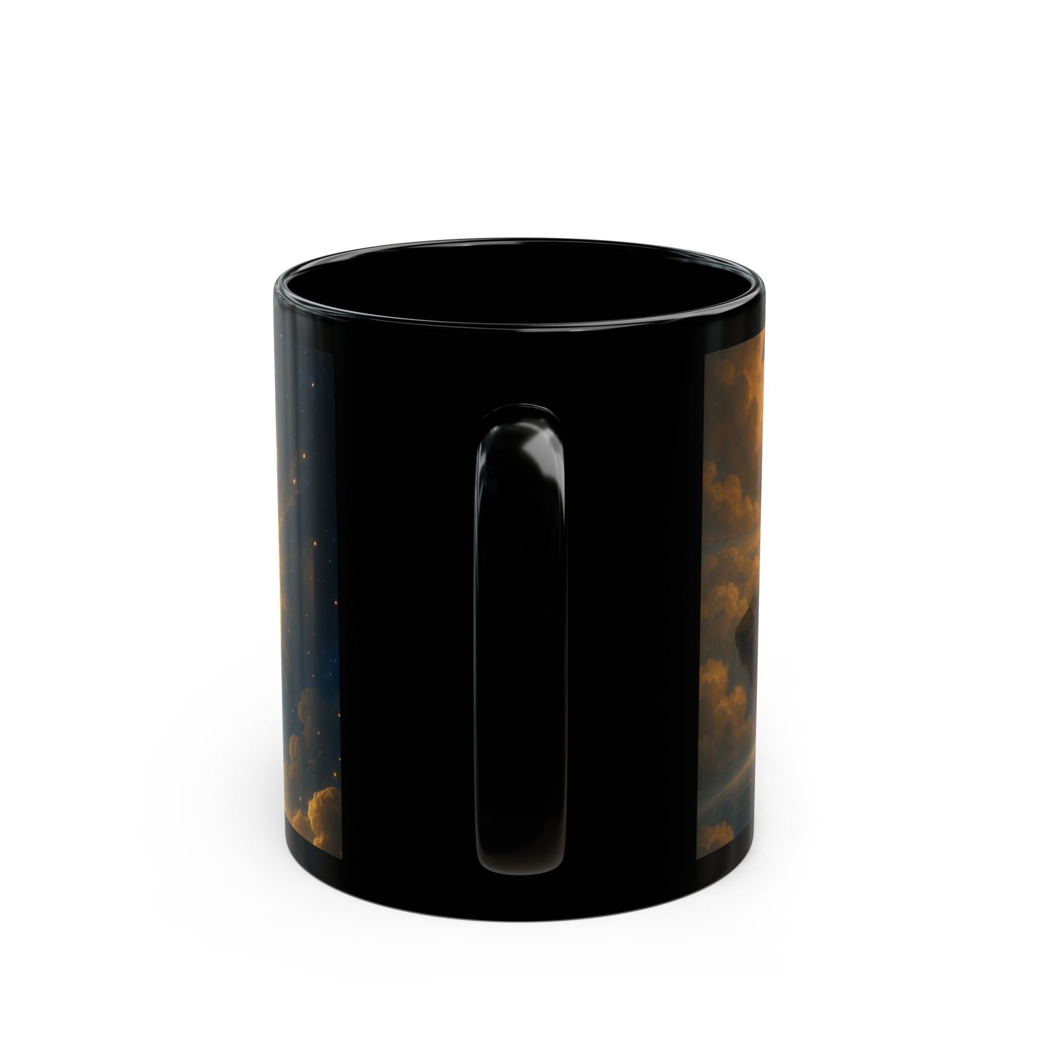 Allah/ Islam Black Mug - 11oz & 15oz, Inspirational Coffee Cup, Islamic Art Mug, Unique Gift for Ramadan, Meditation & Reflection