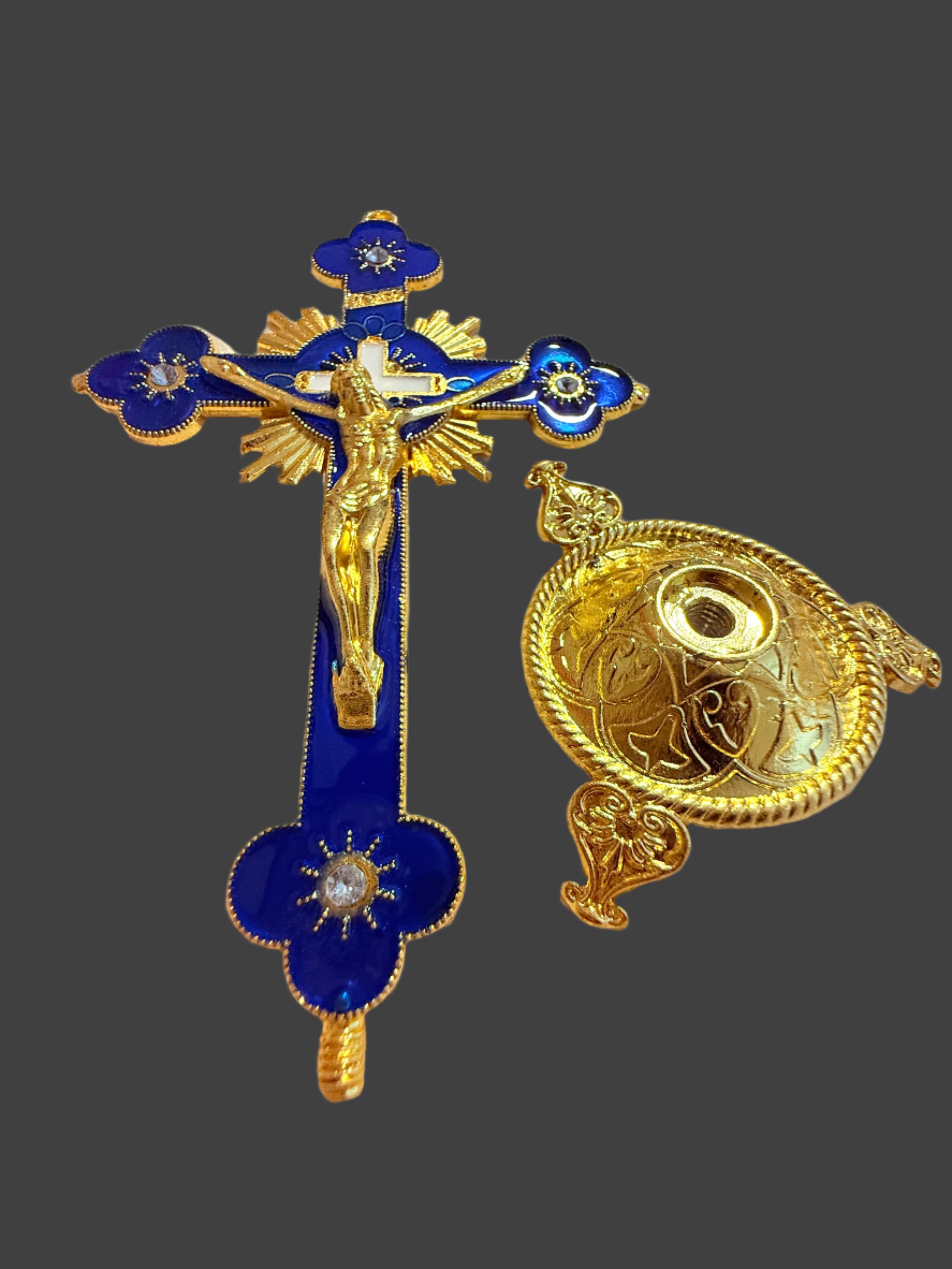 Beautiful Assorted Metal Crucifixes 5 in/9 in/11 in/12 in
